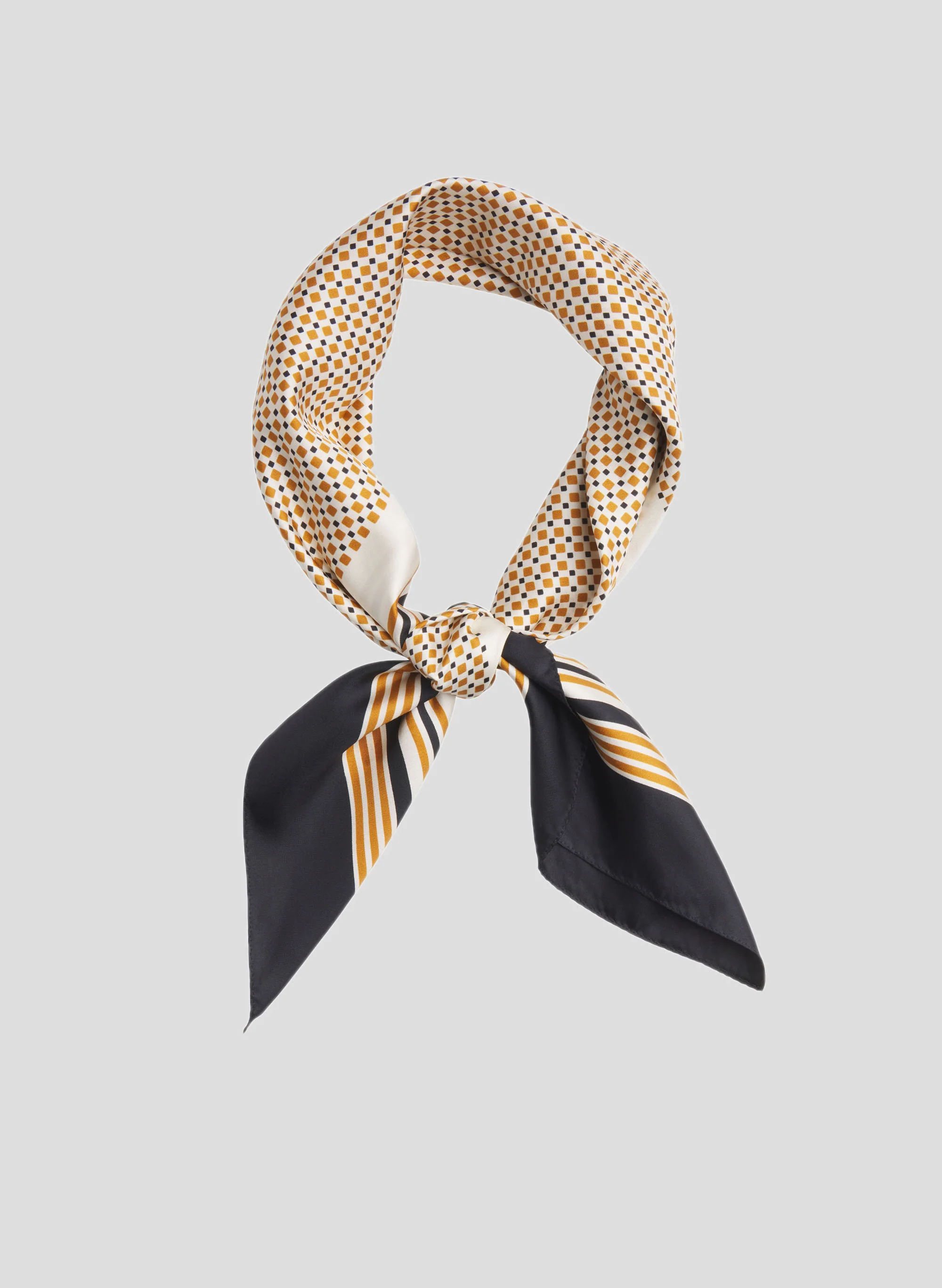 Albers Print Silk Scarf - Image 3