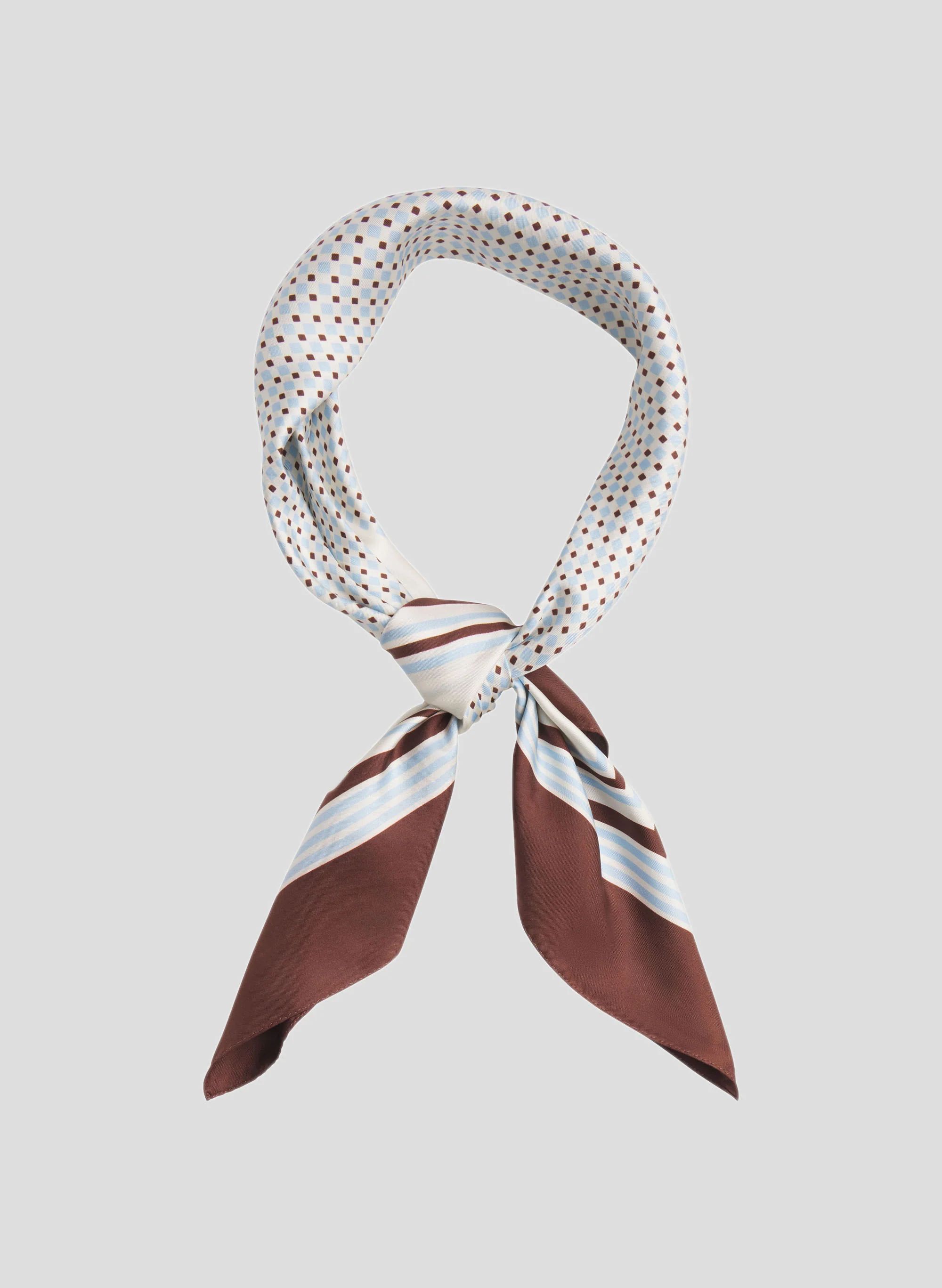 Albers Print Silk Scarf - Image 3