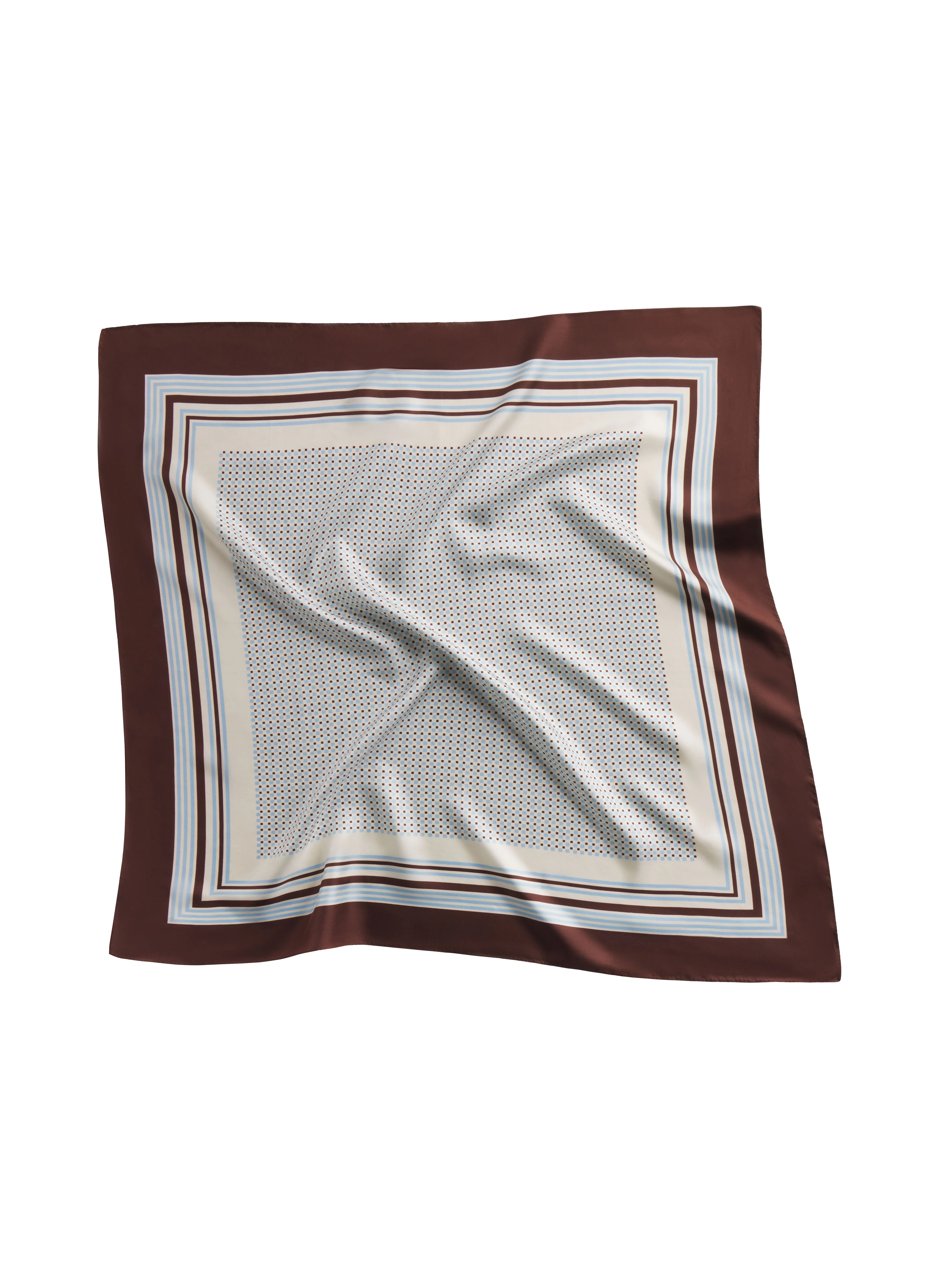 Albers Print Silk Scarf - Image 4