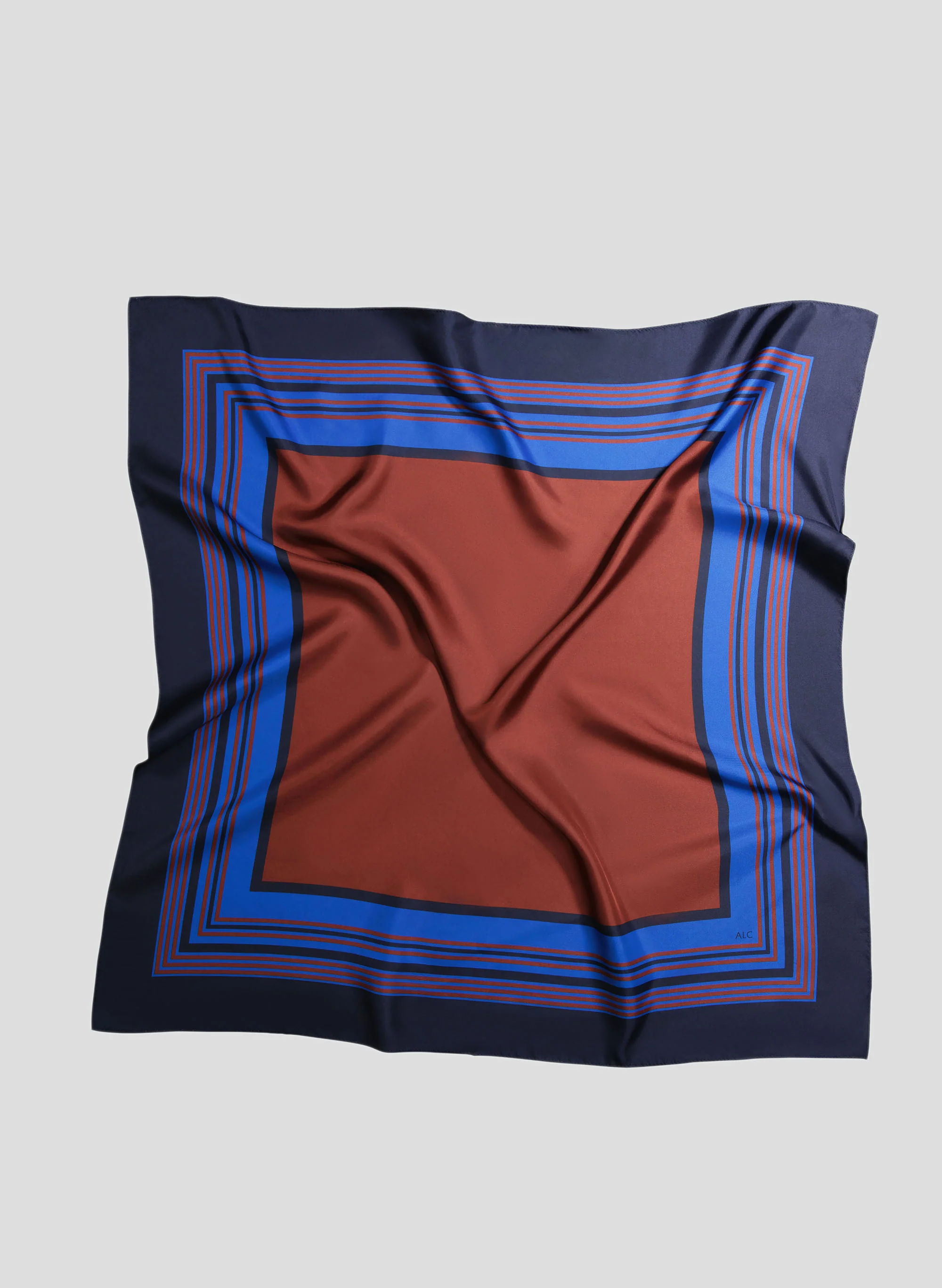 Albers Print Silk Scarf