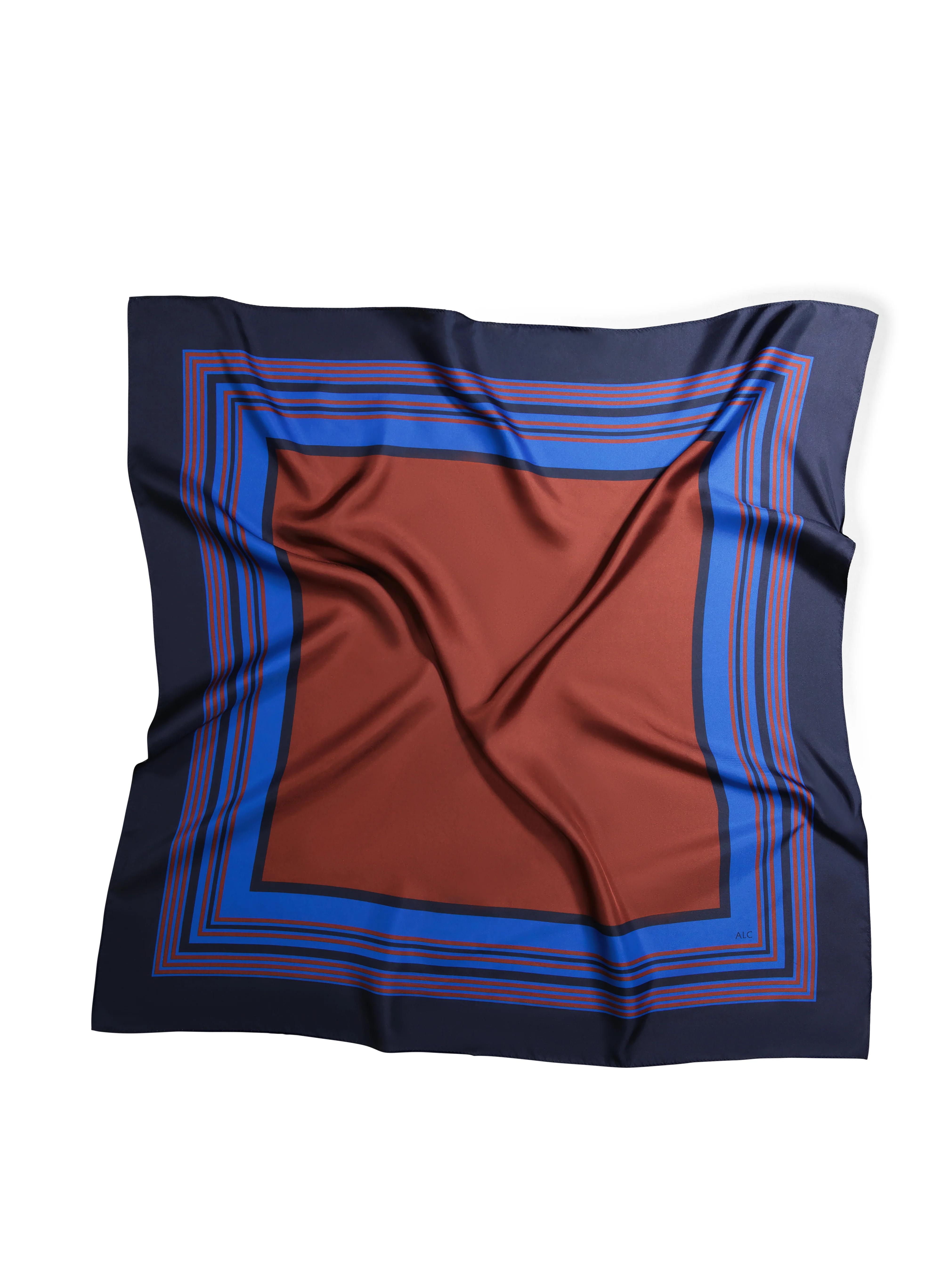 Albers Print Silk Scarf - Image 3