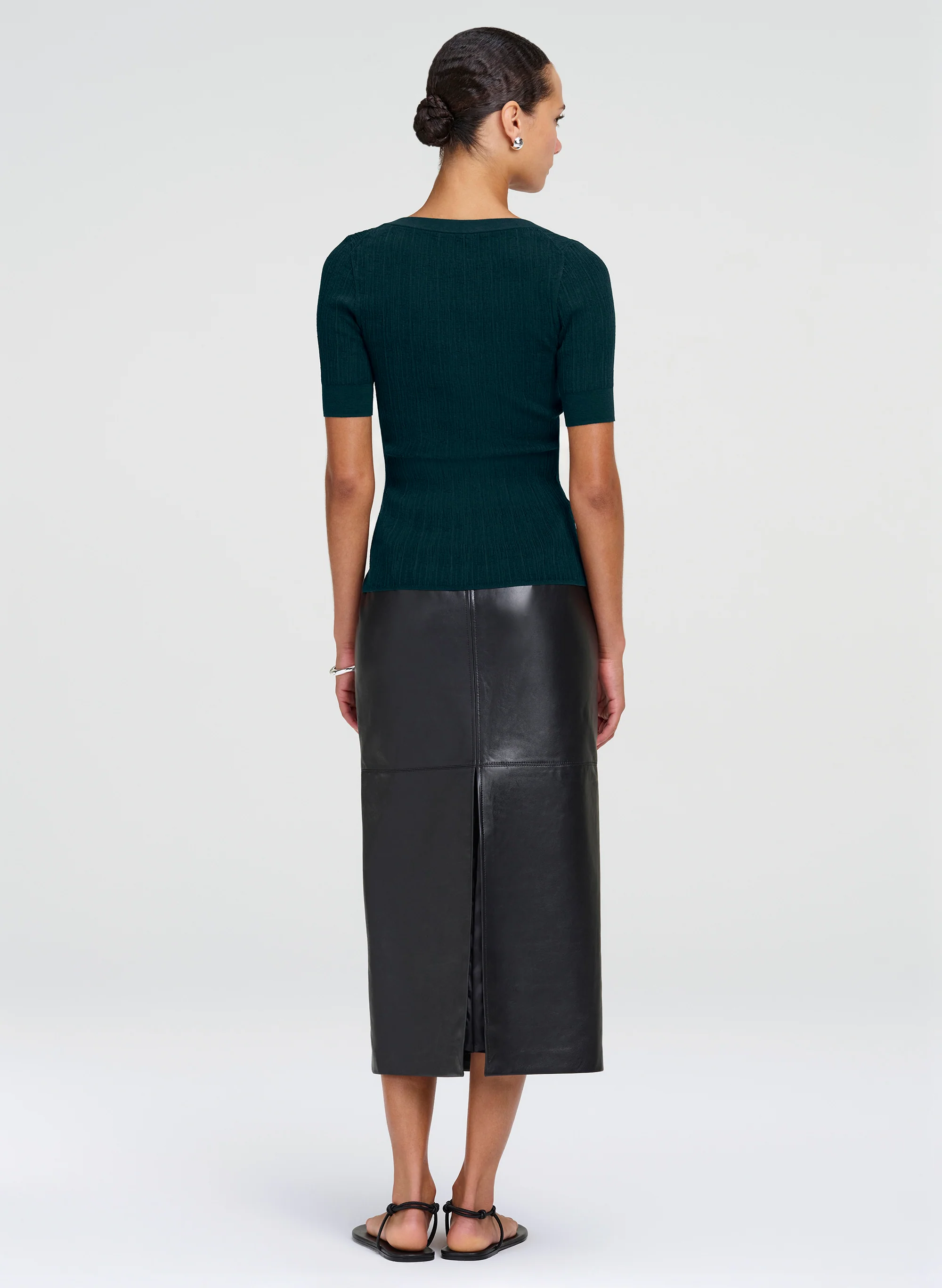 Alette Fine Cotton Knit Top - Image 4