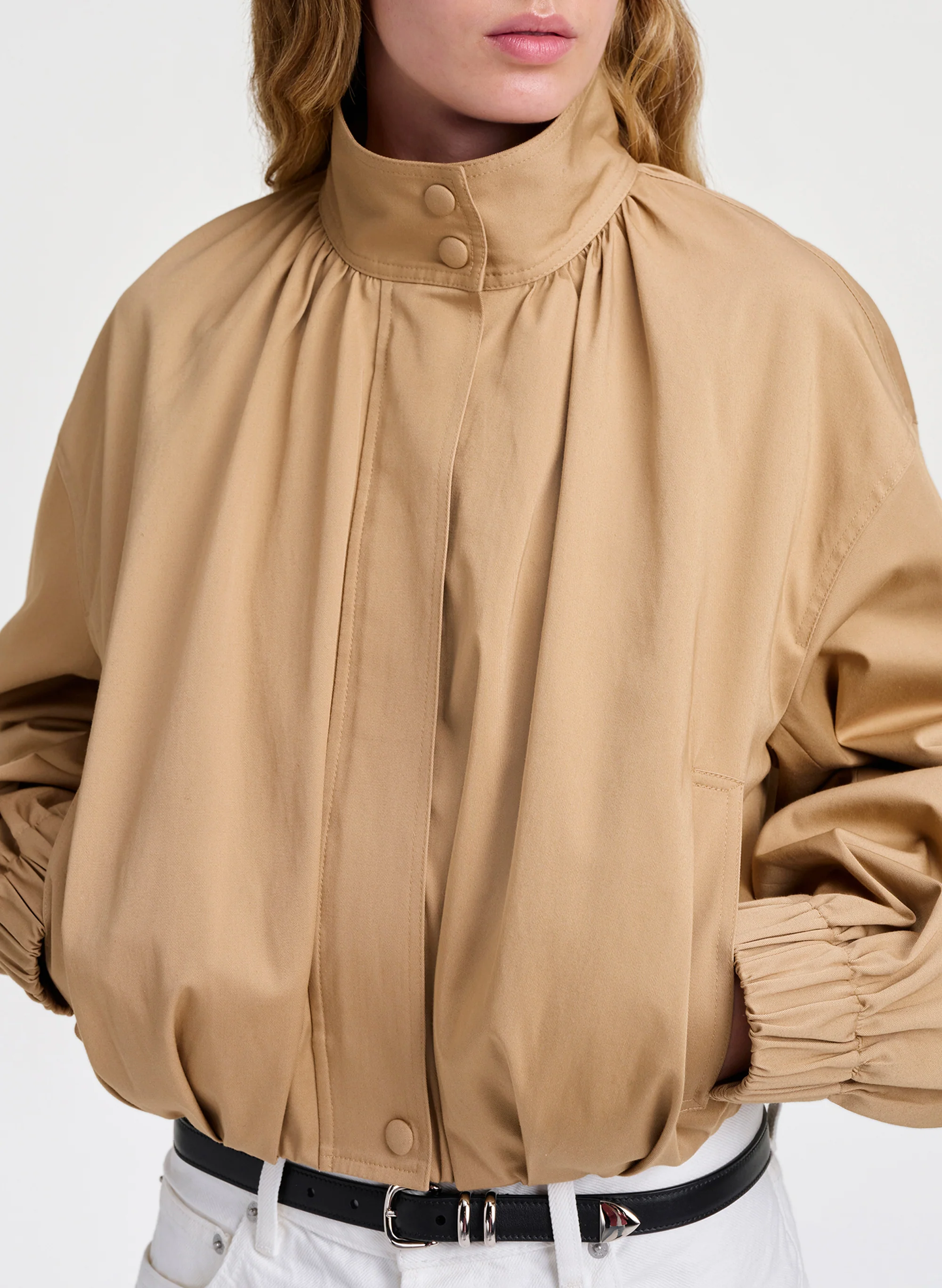 Amélie Cotton Twill Jacket - Image 3