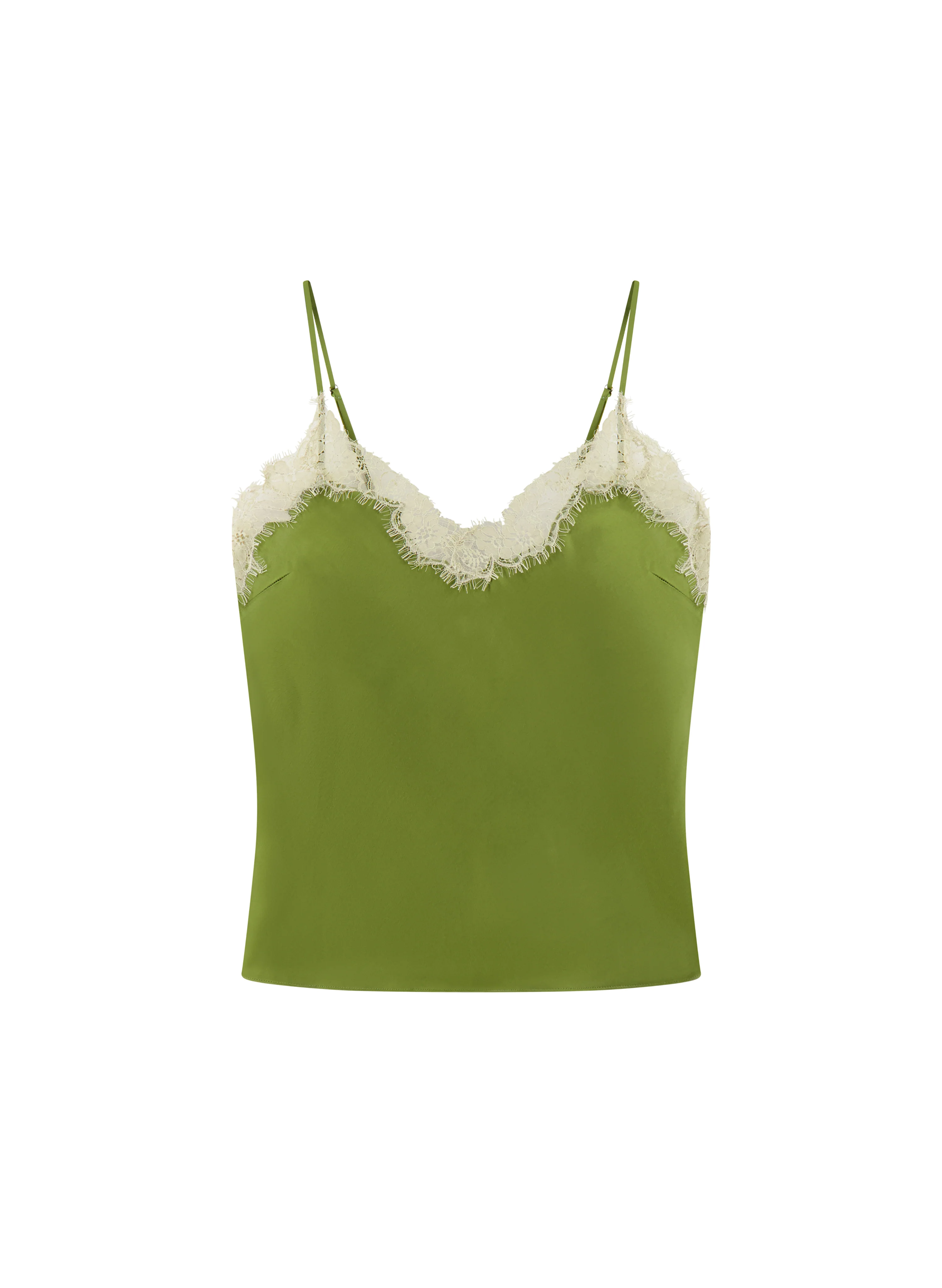 Annabelle Satin and Lace Camisole Top - Image 5