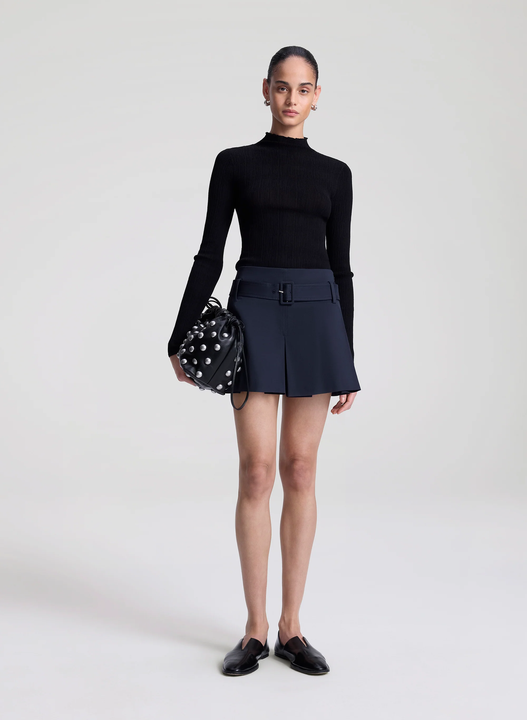 Arlo Studded Leather Bag - Image 2