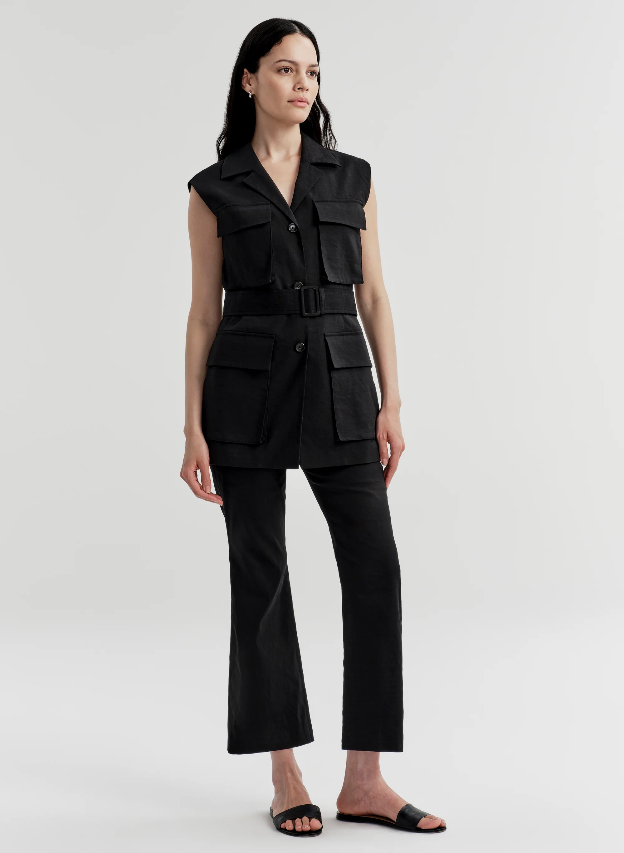 Cameron Linen Vest - Image 4