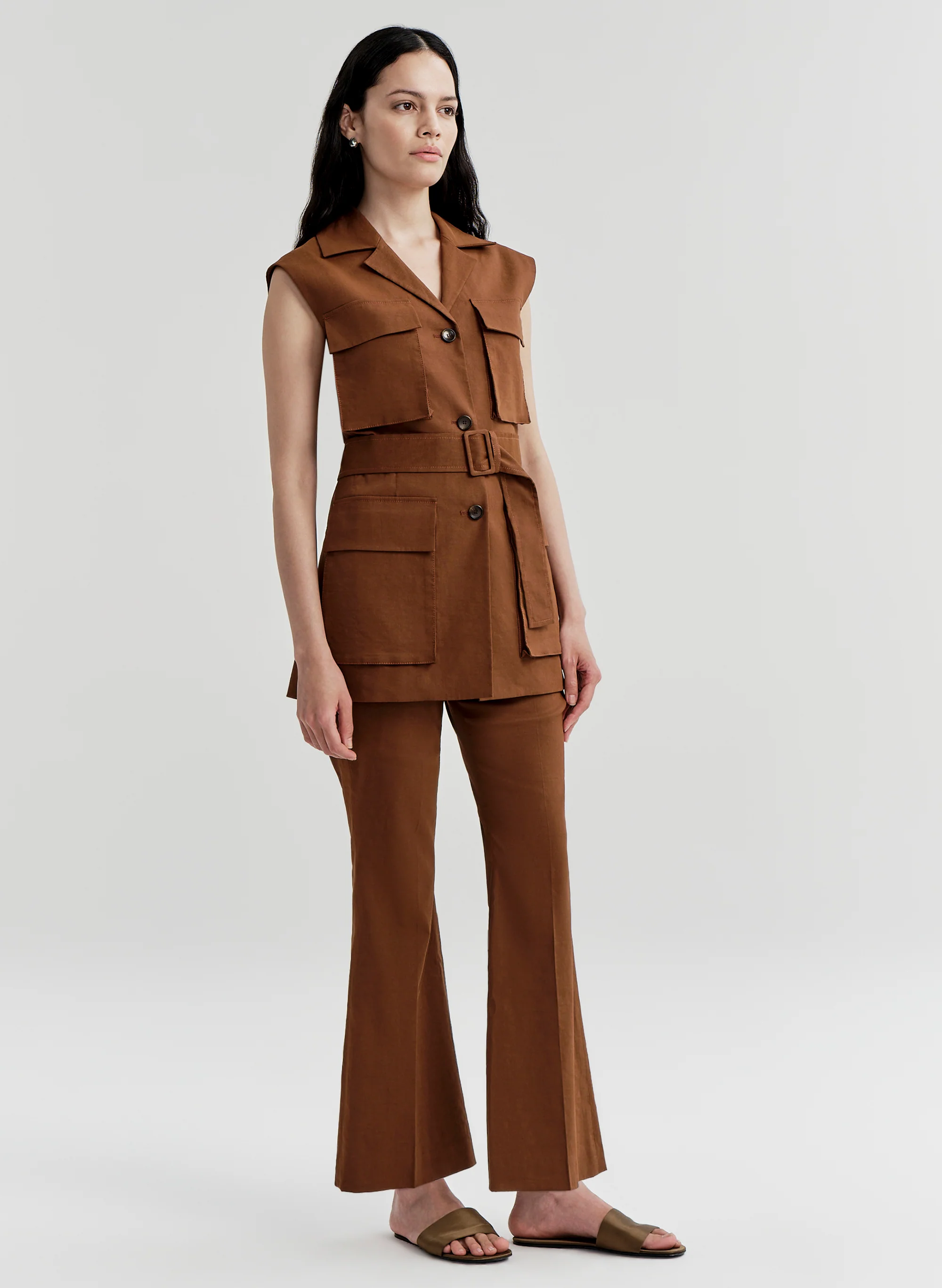 Cameron Linen Vest - Image 4