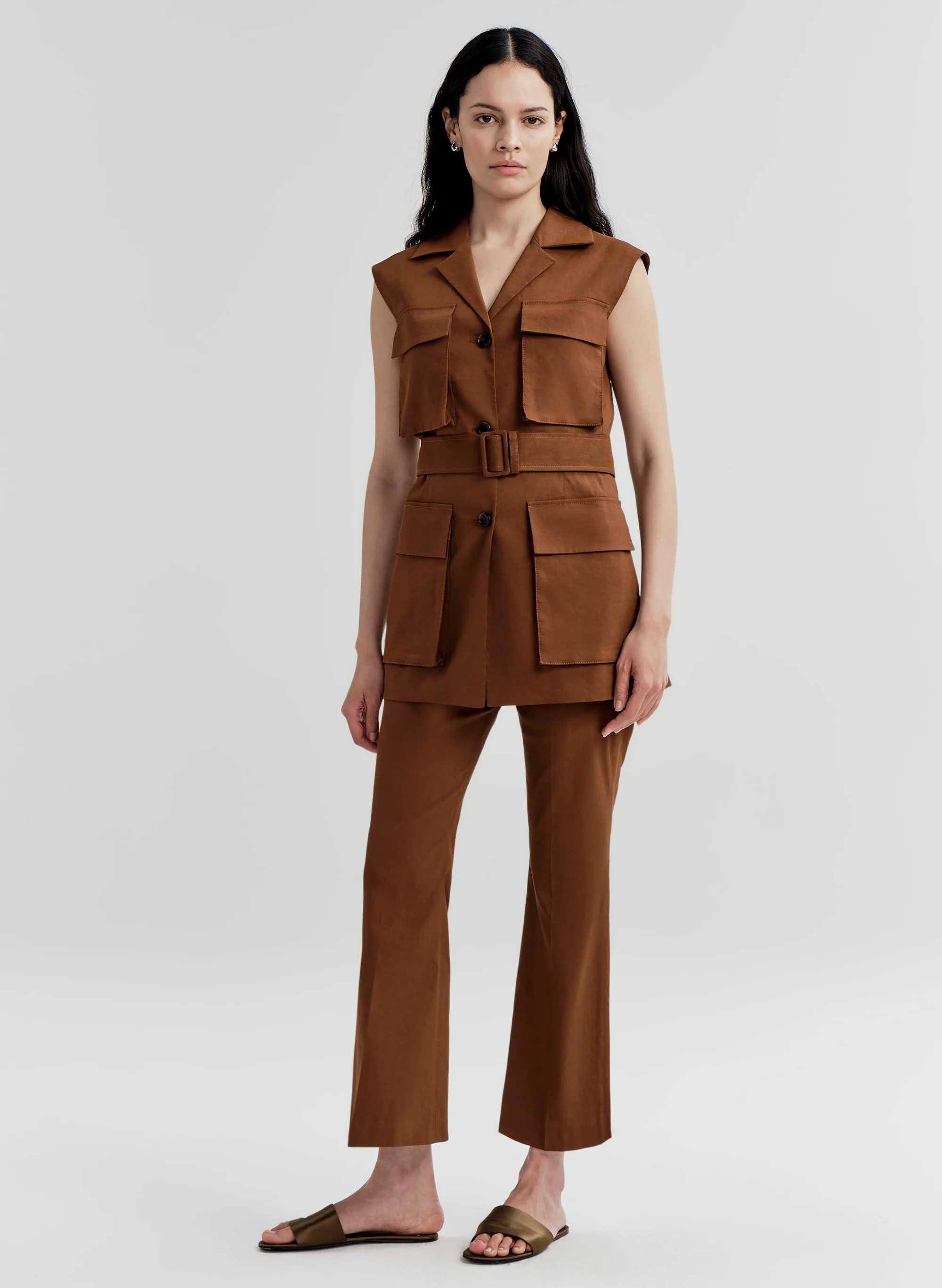 Cameron Linen Vest - Image 5
