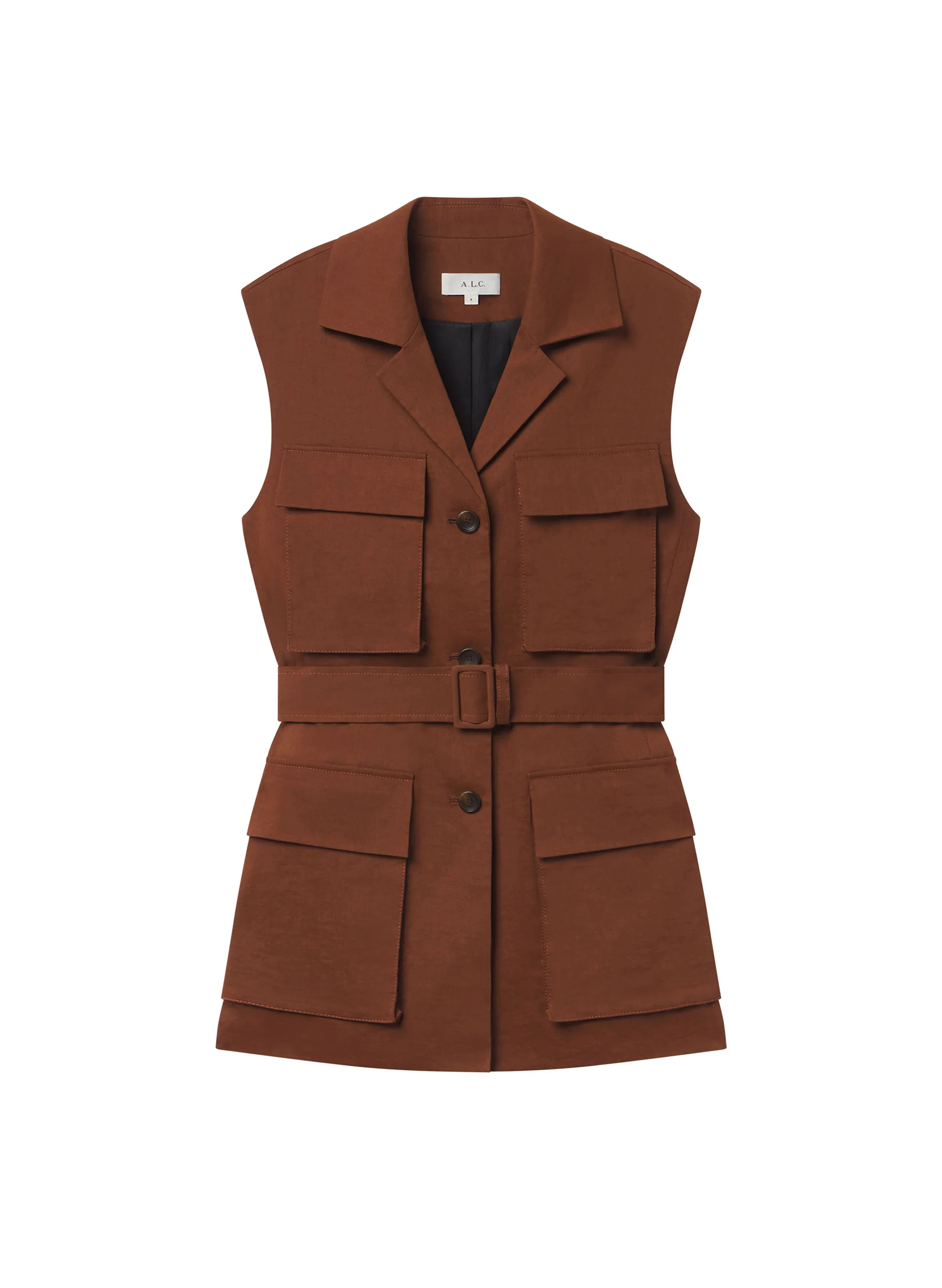 Cameron Linen Vest - Image 7