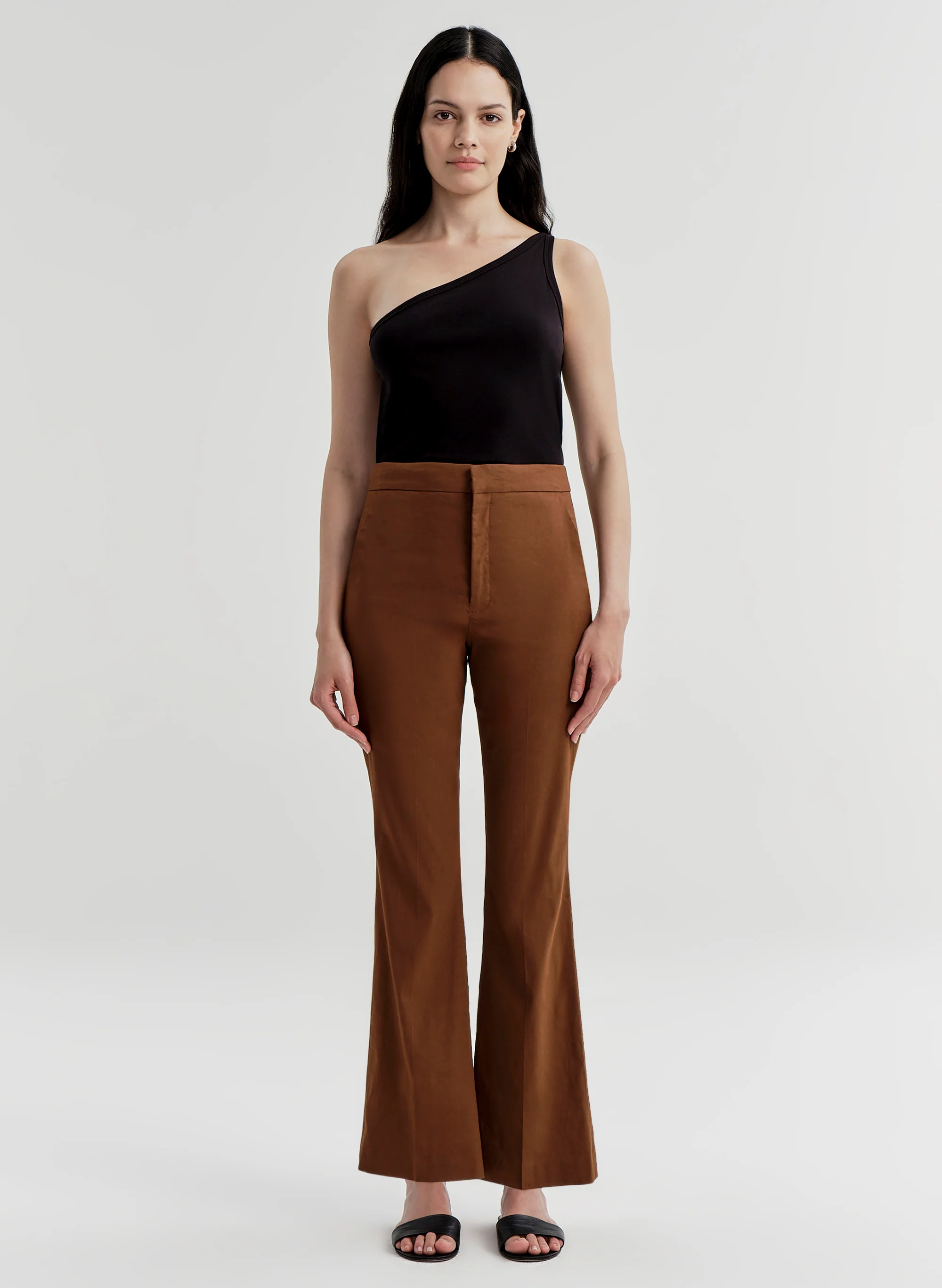 Cropped Sophie Linen Pant - Image 2