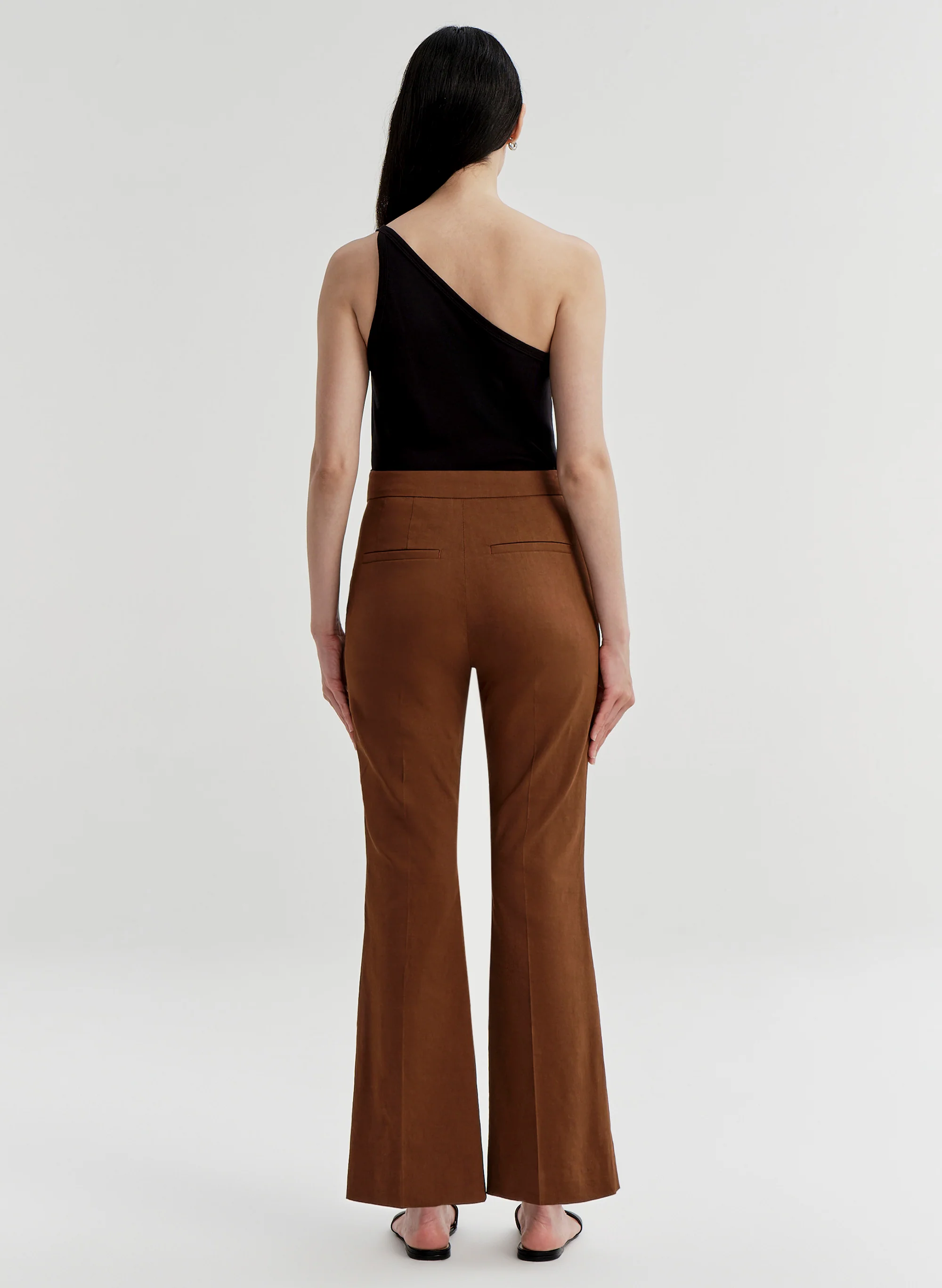 Cropped Sophie Linen Pant - Image 6
