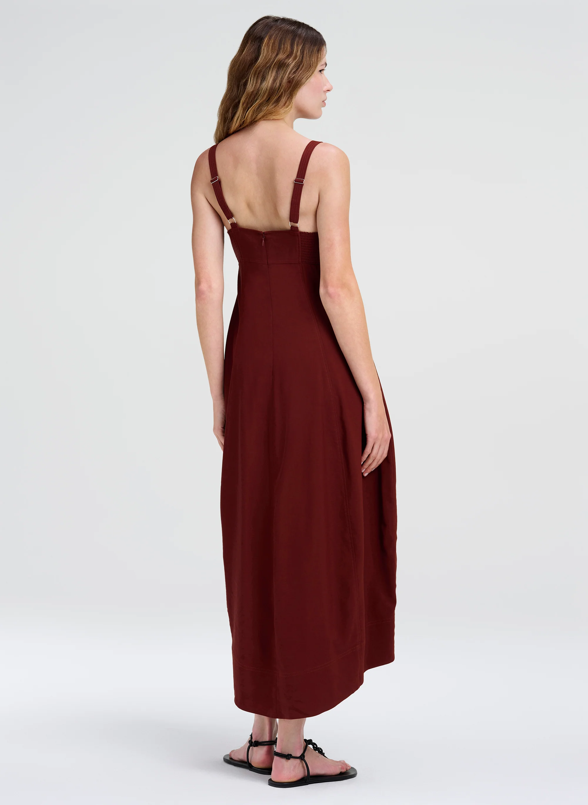 Elisha Stretch Linen Midi Dress - Image 5