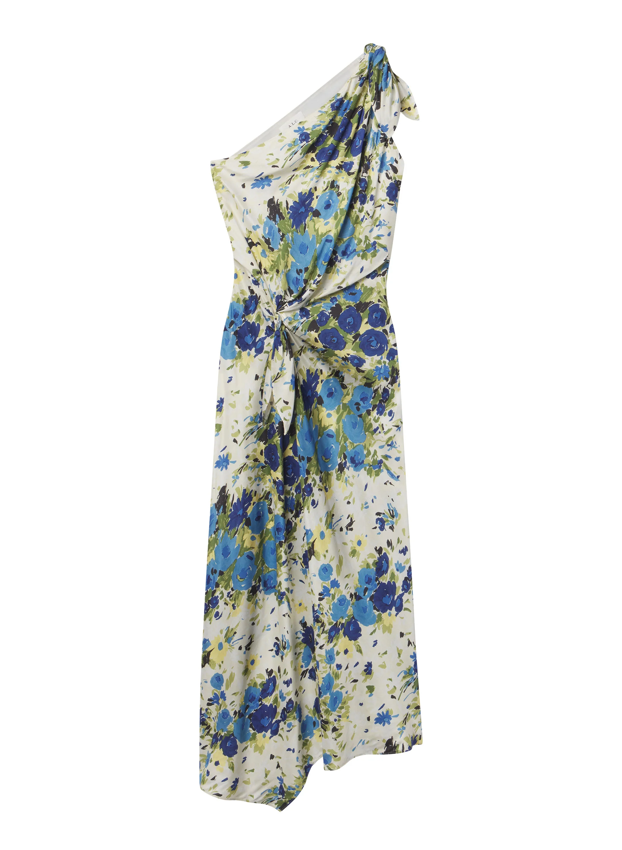 Elliana Floral One Shoulder Midi Dress - Image 6