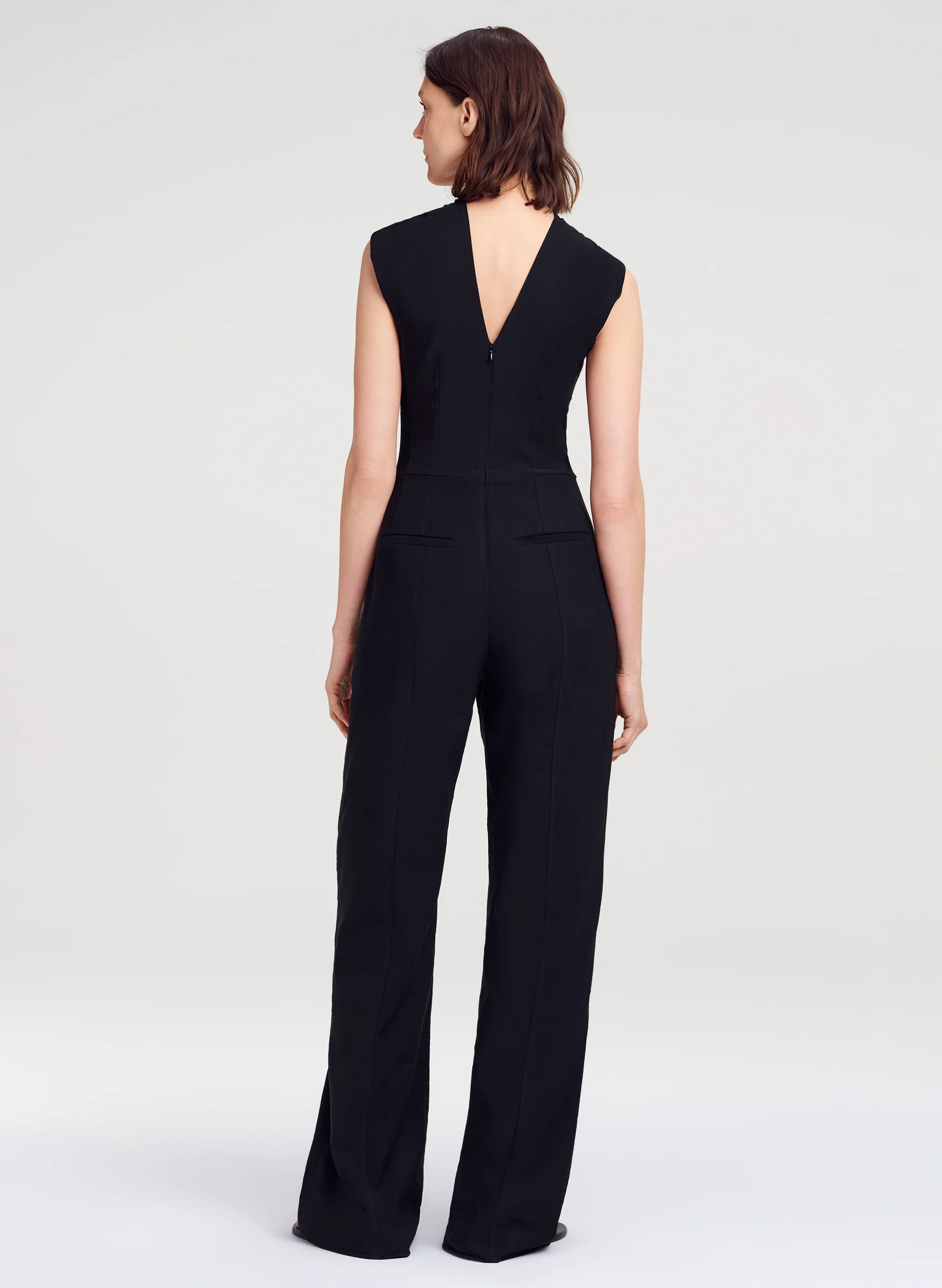 Elouise Stretch Linen Jumpsuit - Image 4