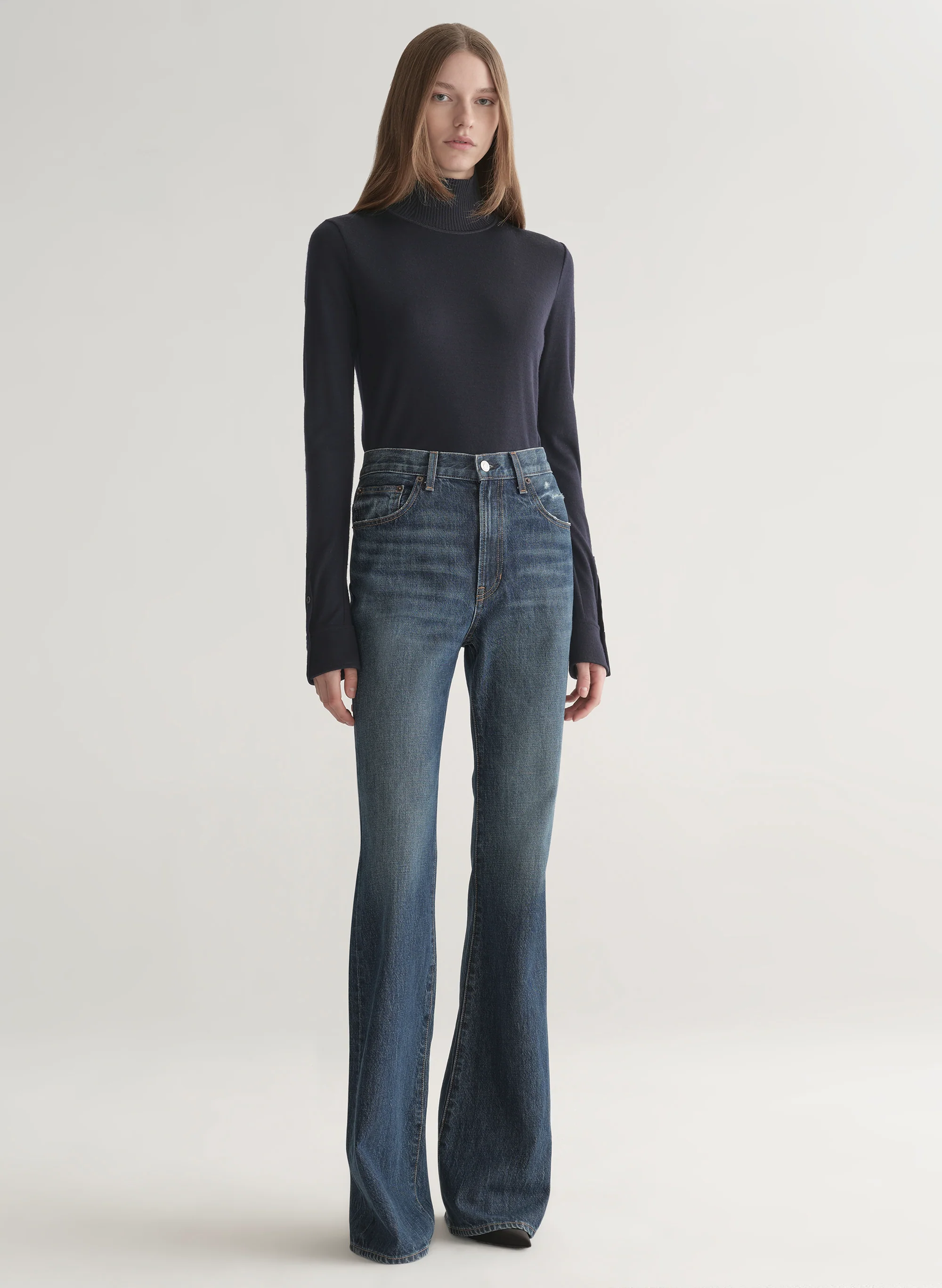 Elyse Knit Rib Combo Top - Image 3