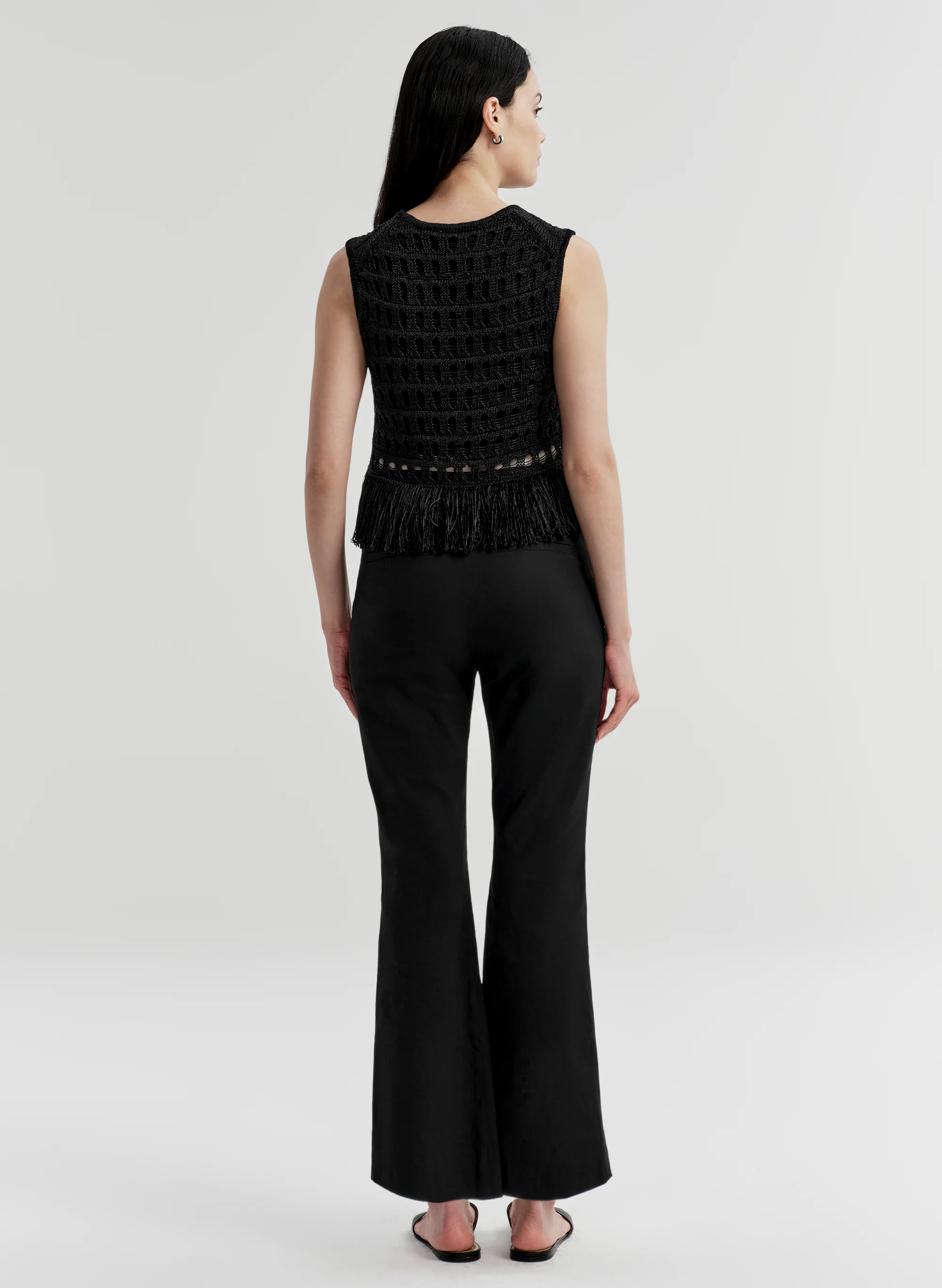 Esme Crochet Fringe Top - Image 6