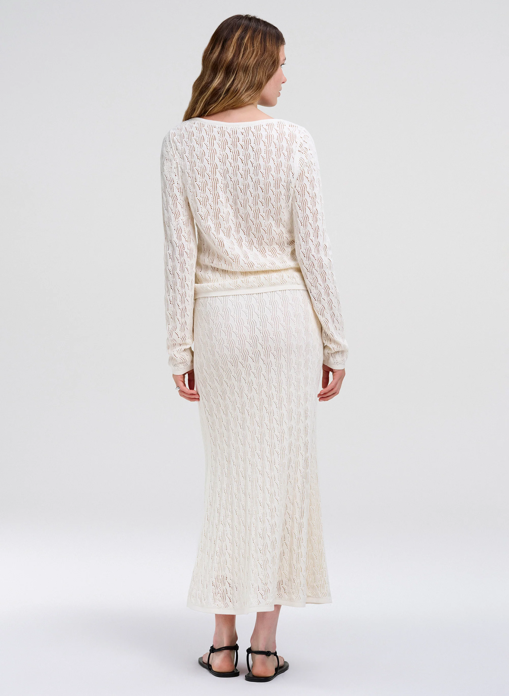 Estelle Silk Cotton Knit Top - Image 4