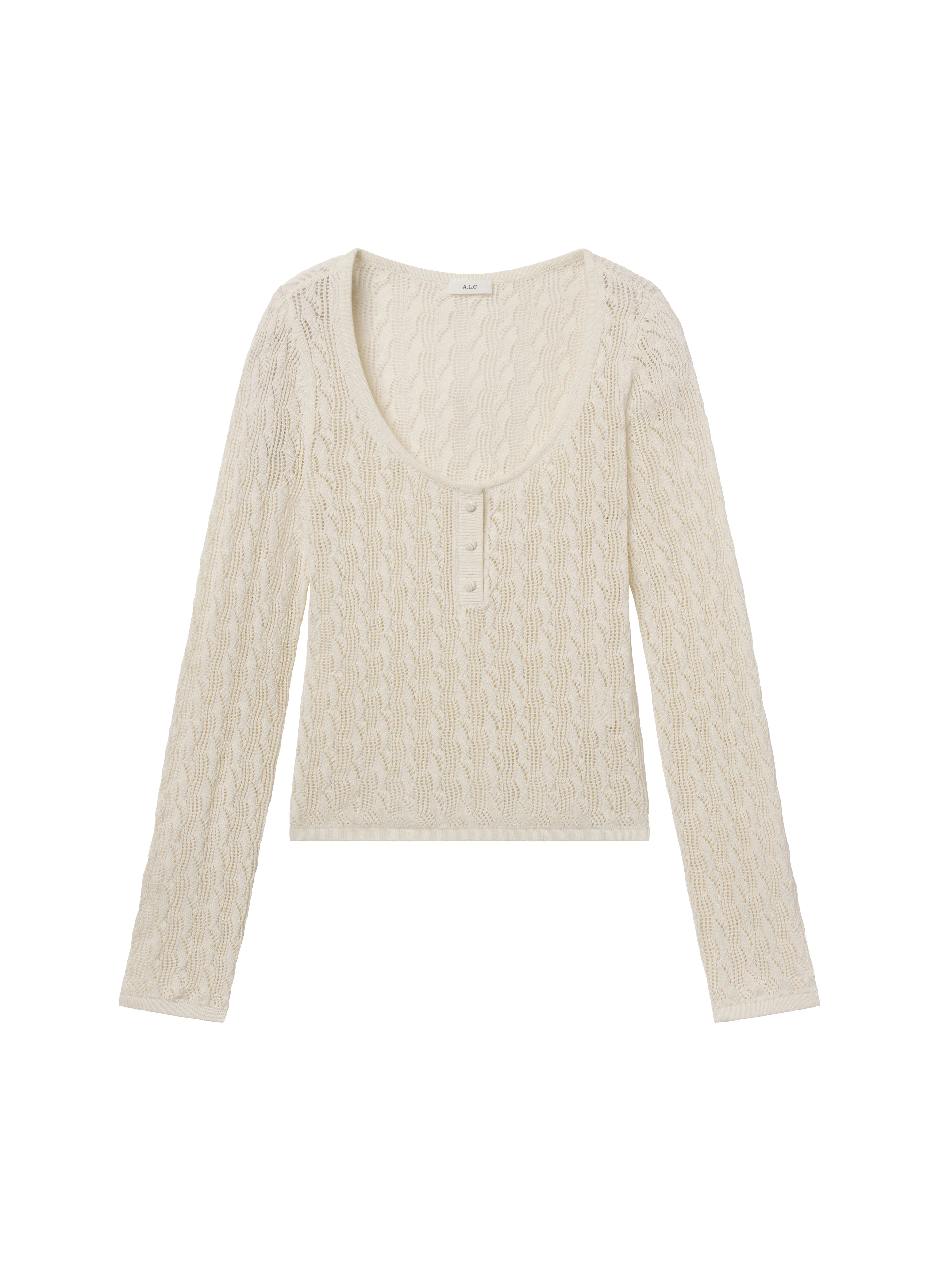 Estelle Silk Cotton Knit Top - Image 5