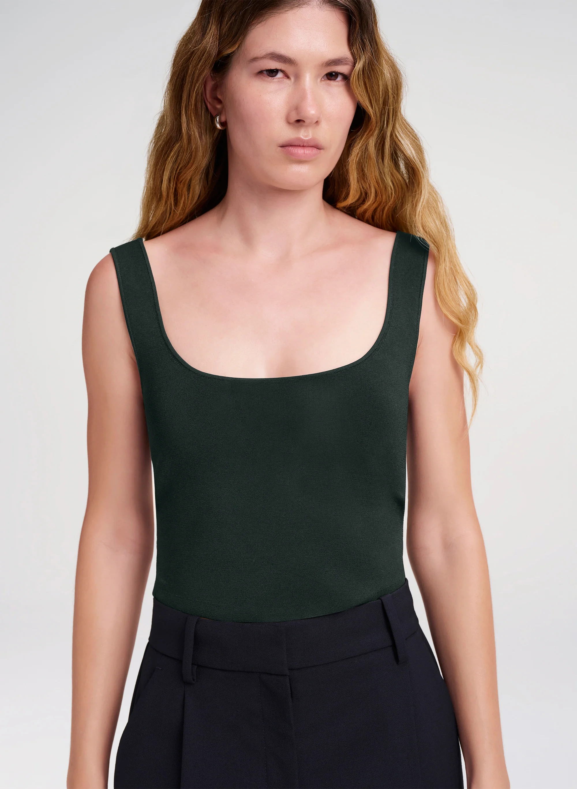 Farrah Compact Knit Tank - Image 2
