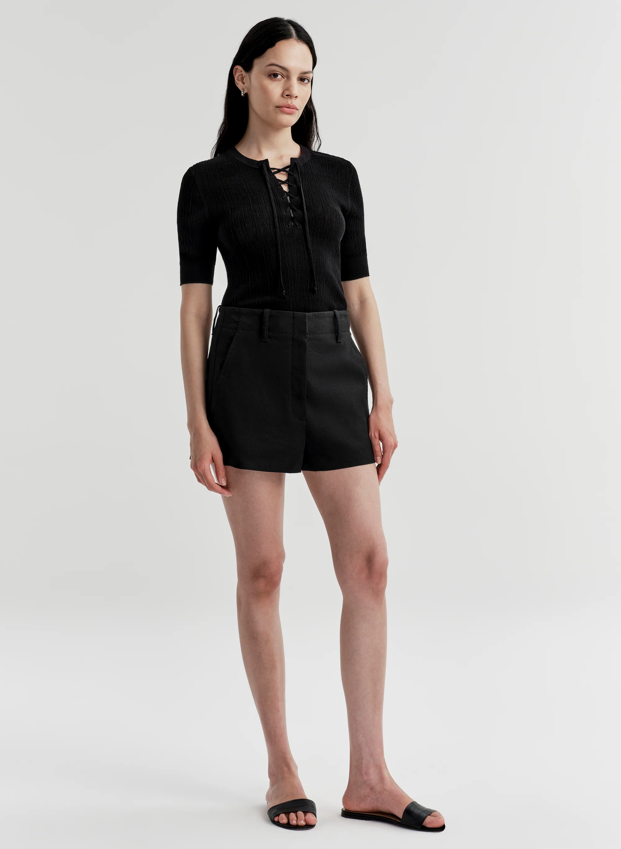 Fawn Fine Cotton Knit Top - Image 3