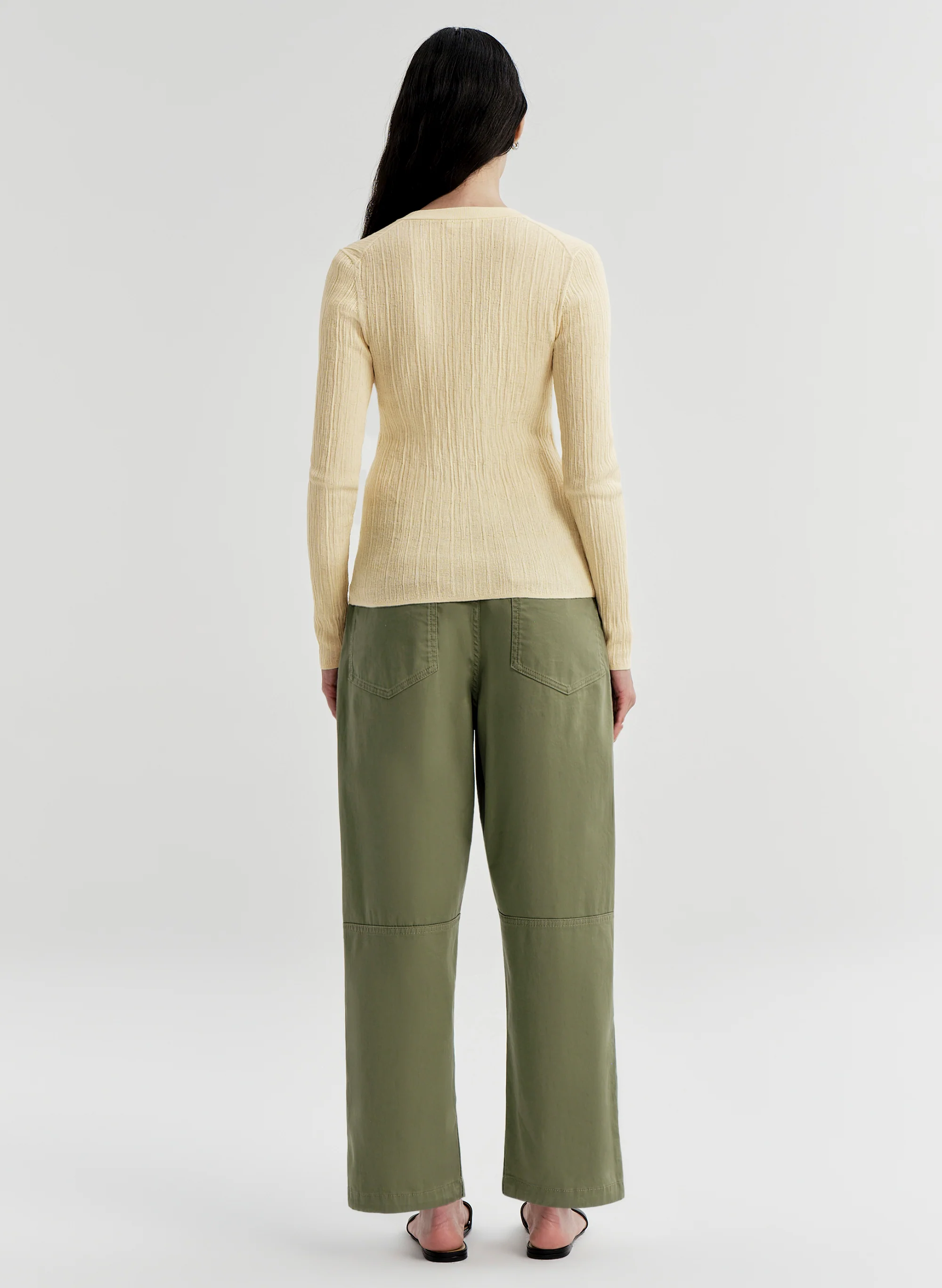Fisher Fine Cotton Knit Cardigan - Image 5