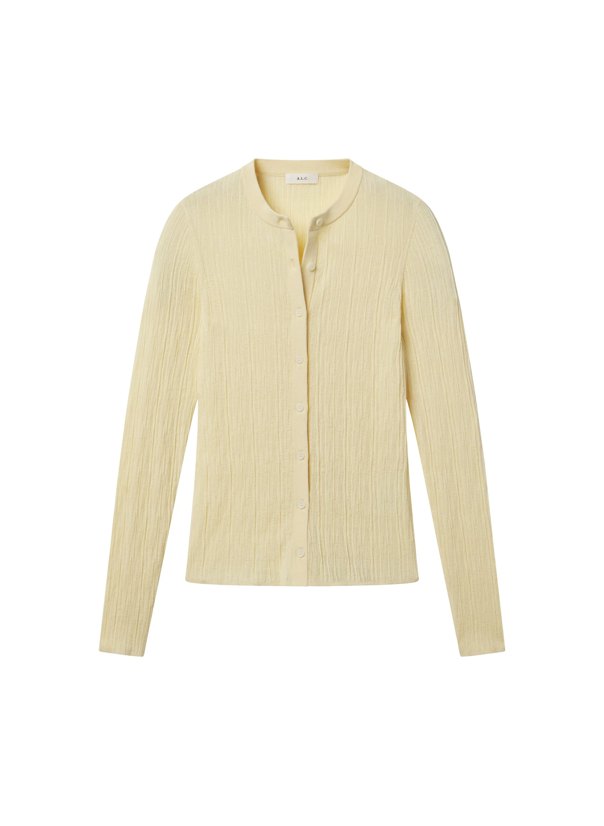 Fisher Fine Cotton Knit Cardigan - Image 6
