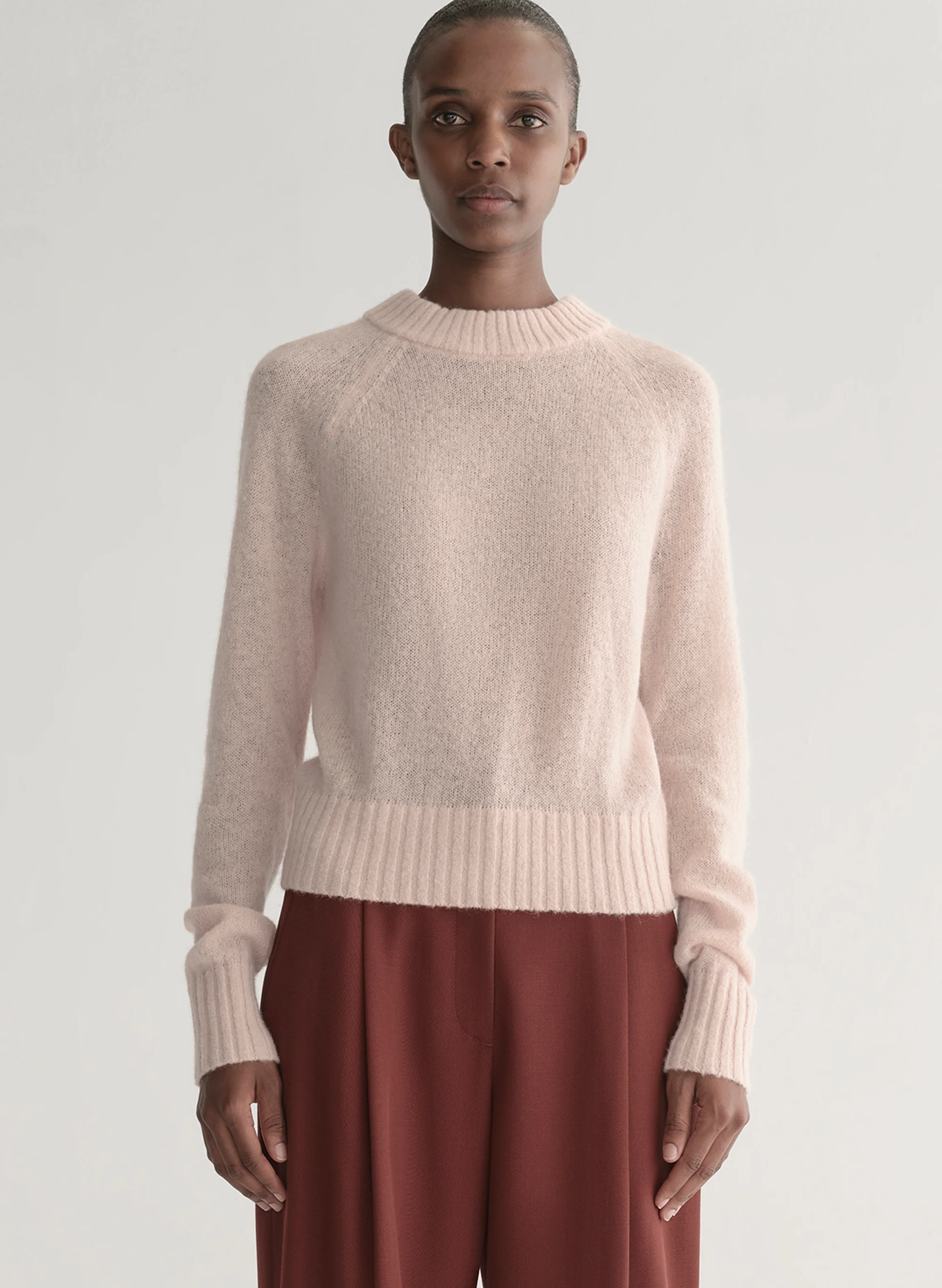Frankie Brushed Alpaca Sweater