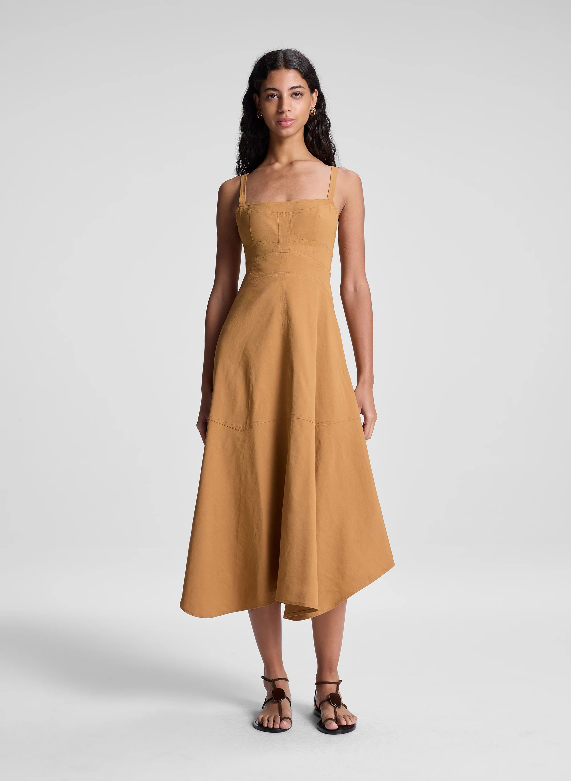 Harlow Linen Midi Dress