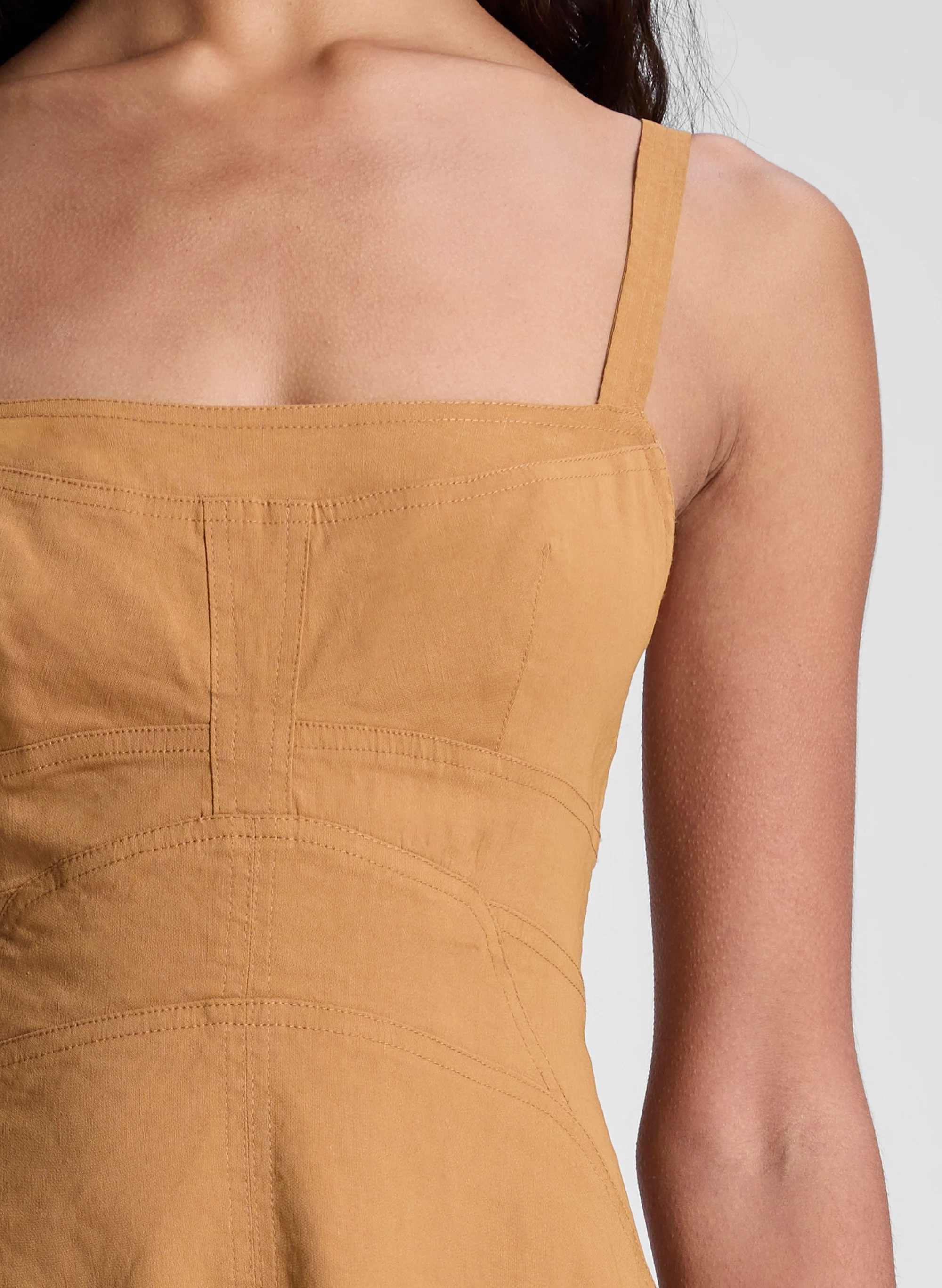 Harlow Linen Midi Dress - Image 2