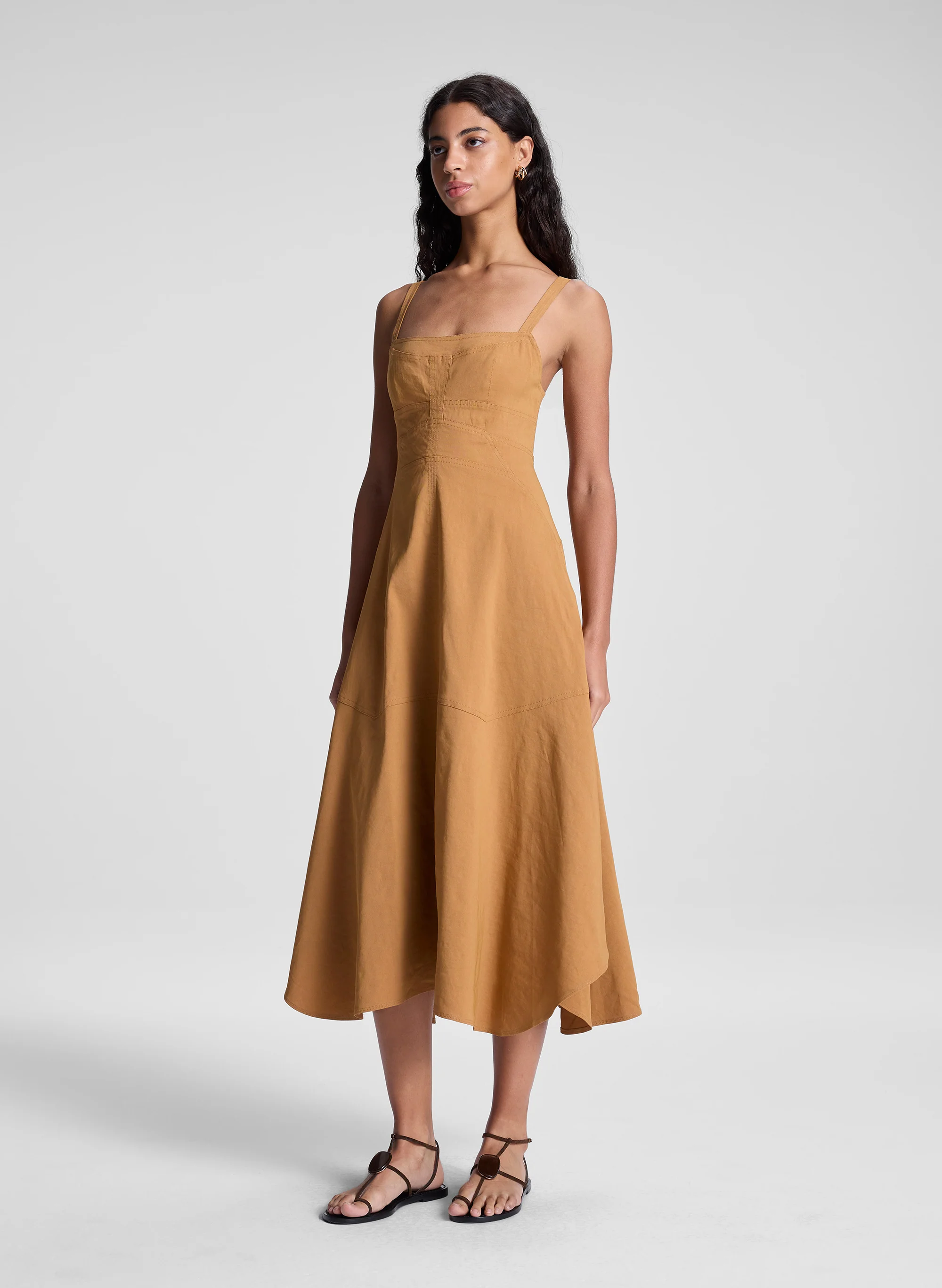 Harlow Linen Midi Dress - Image 4