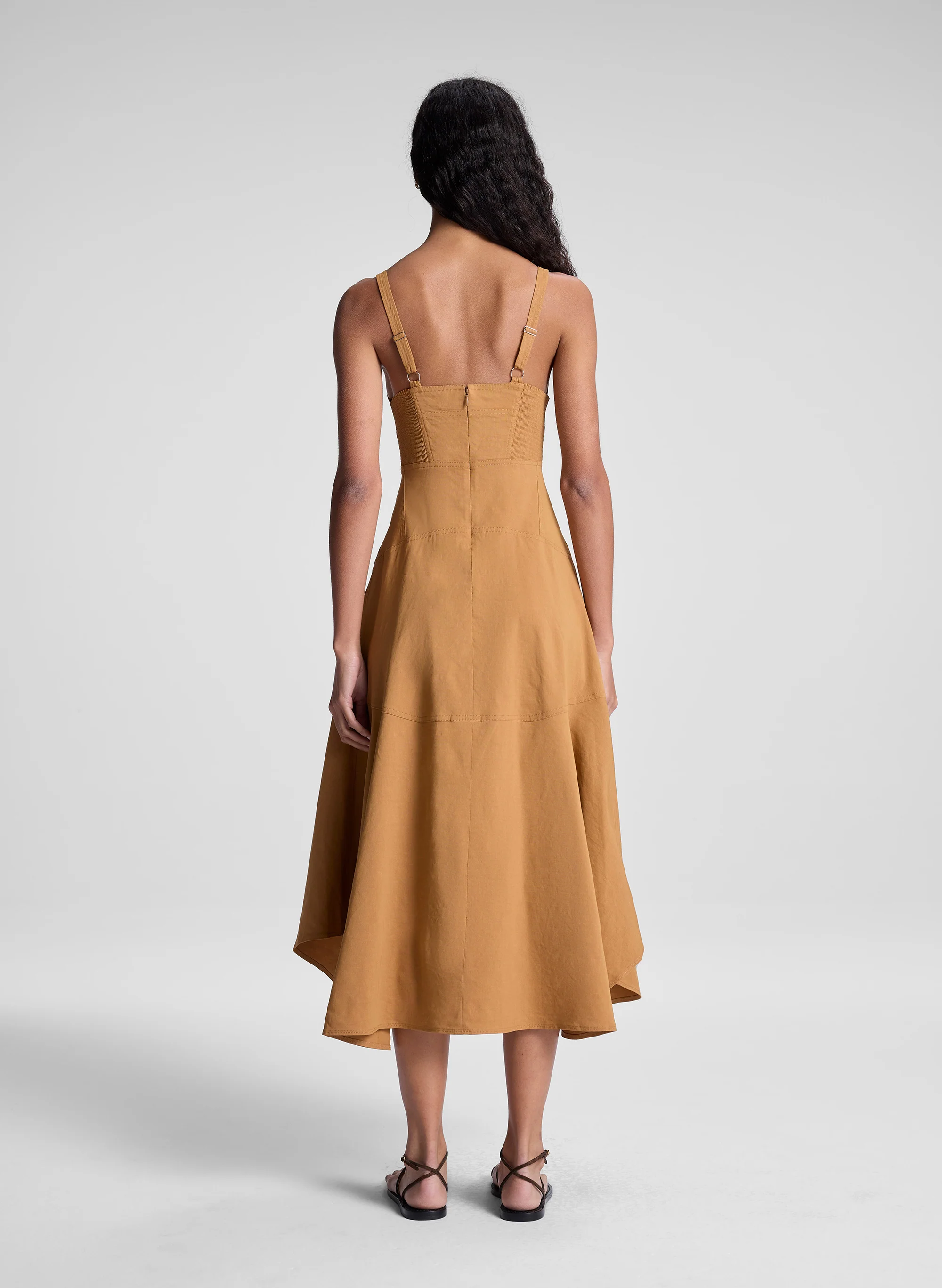 Harlow Linen Midi Dress - Image 5