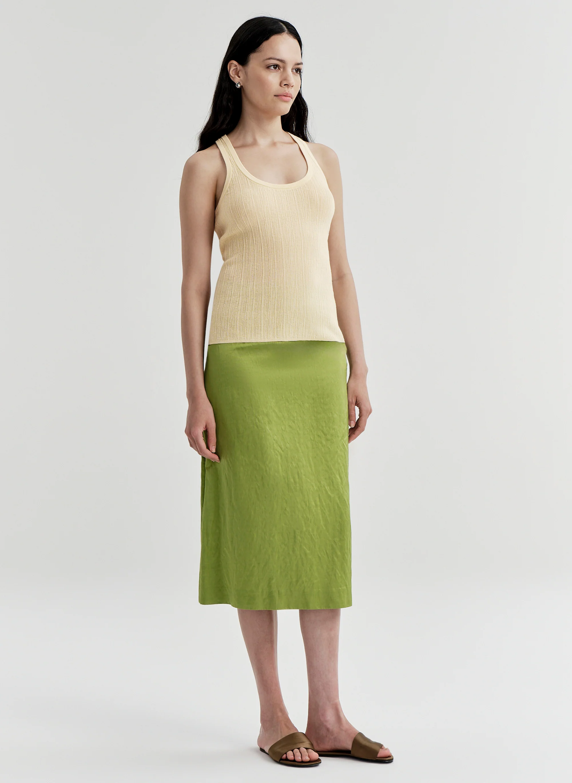 Iris Fine Cotton Tank - Image 3