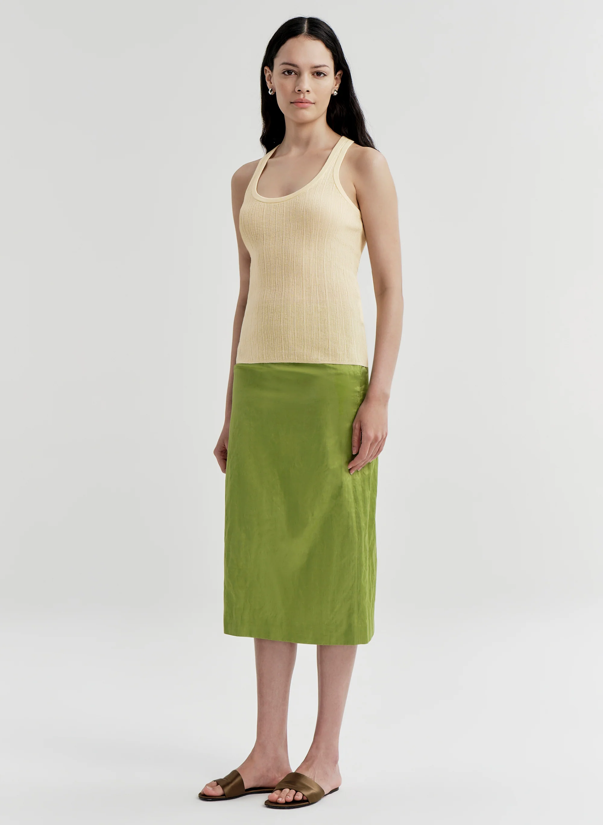 Iris Fine Cotton Tank - Image 4