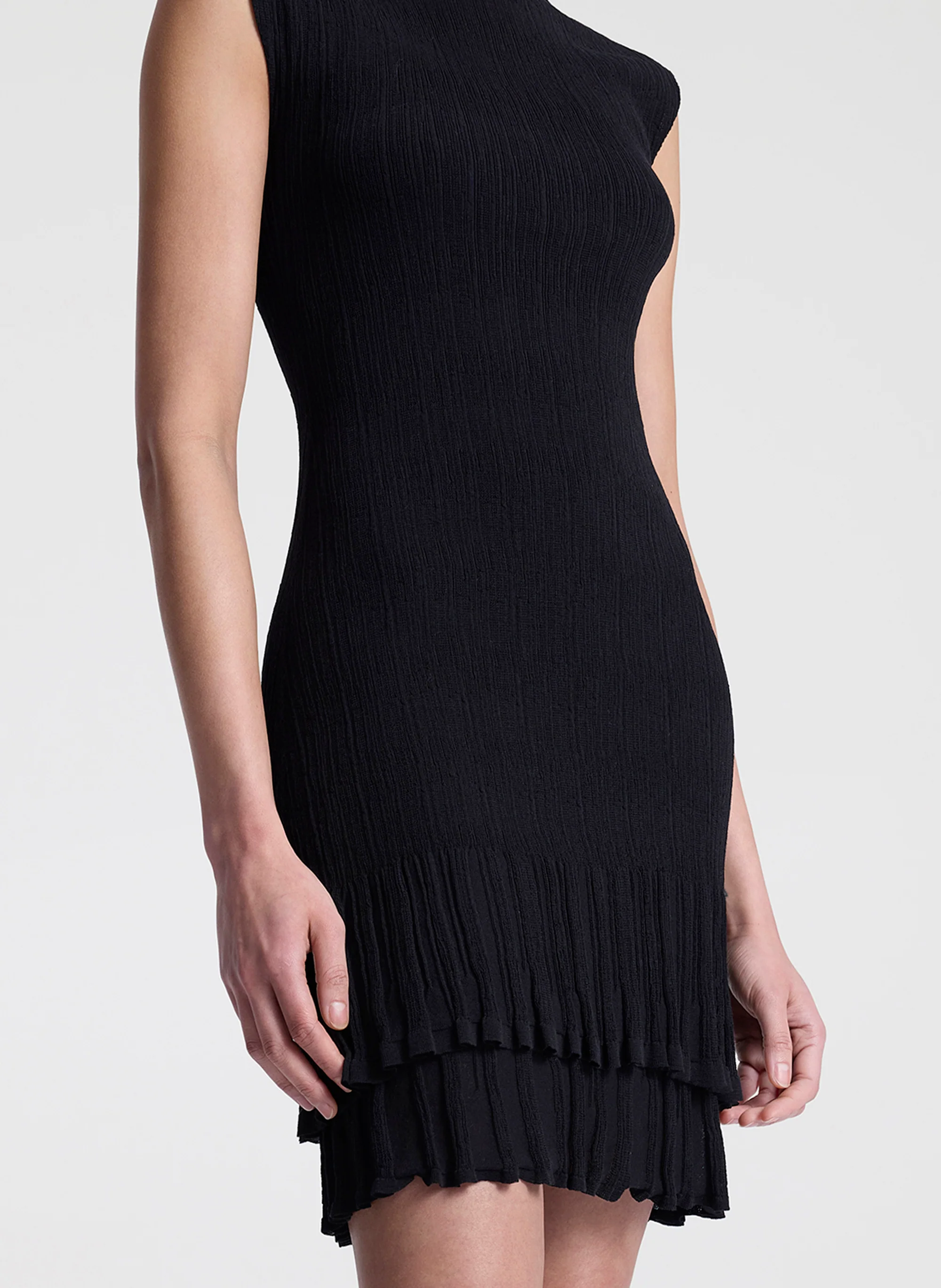 Ken Fine Cotton Knit Mini Dress - Image 2
