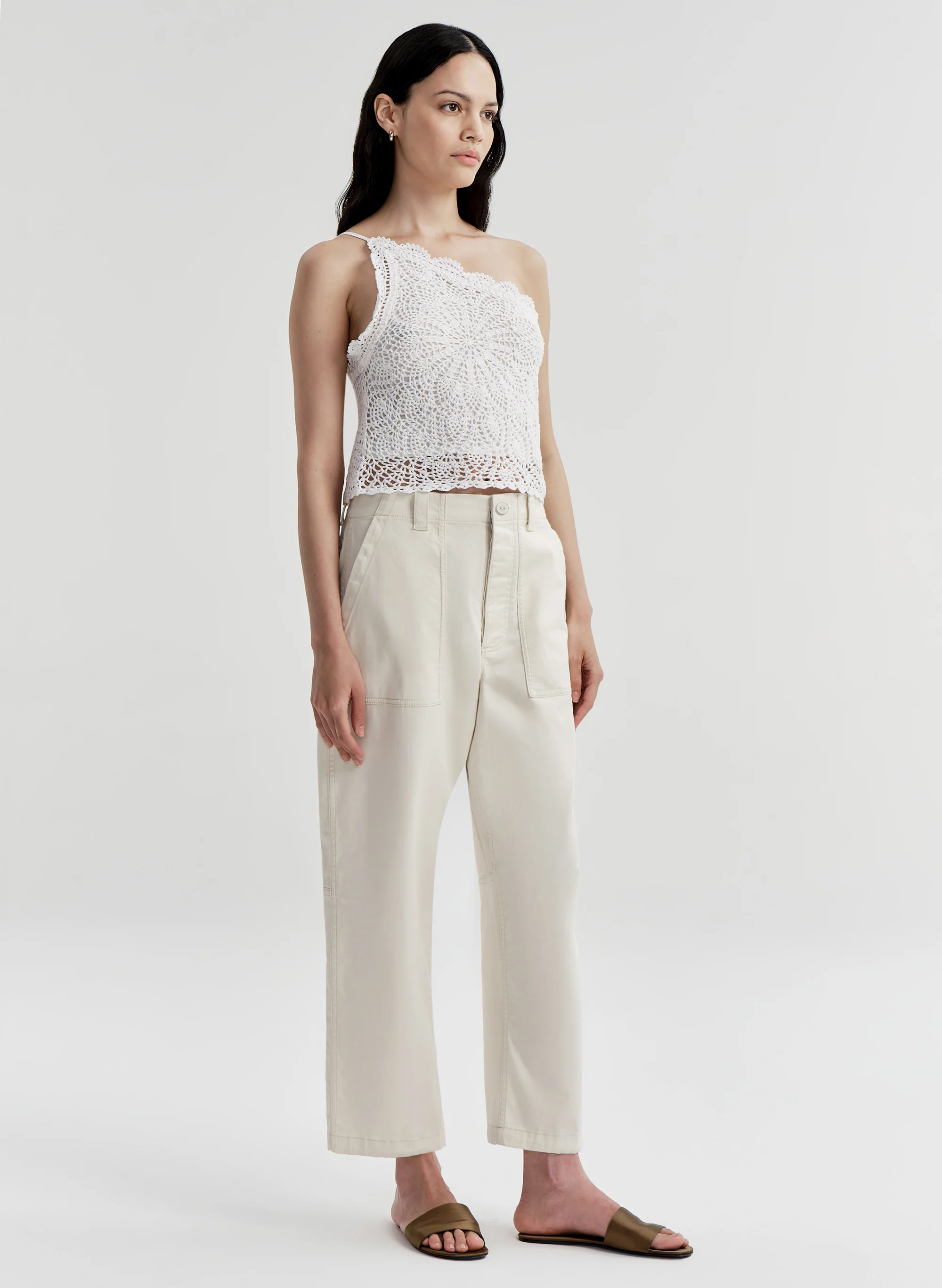 Kenzie Crochet One Shoulder Top - Image 4