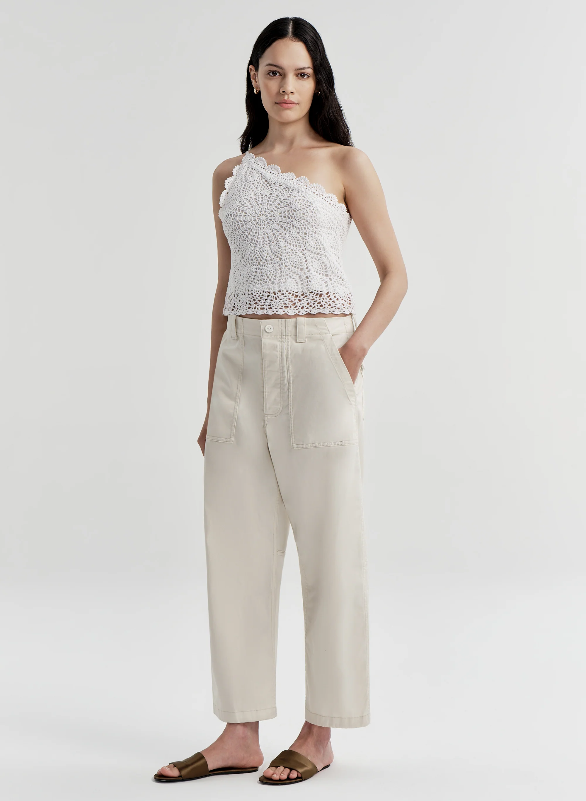 Kenzie Crochet One Shoulder Top - Image 5