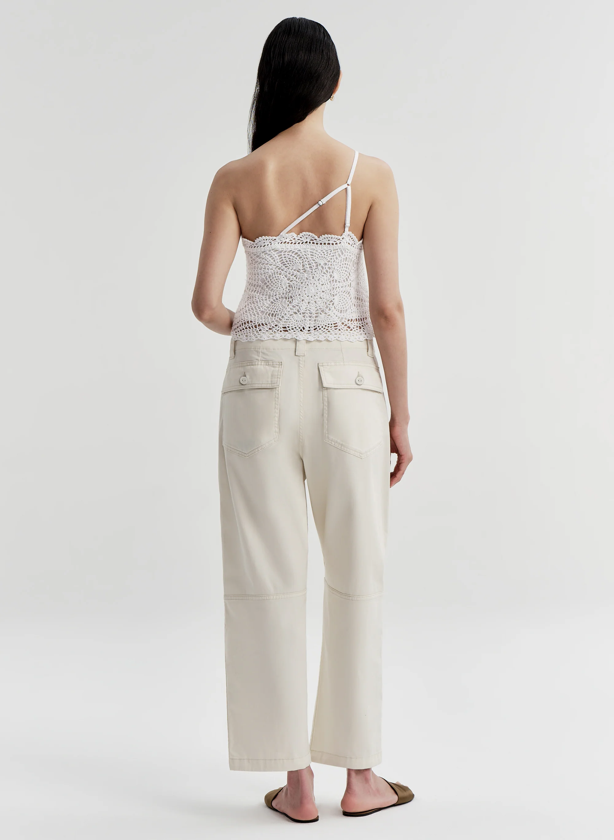 Kenzie Crochet One Shoulder Top - Image 6
