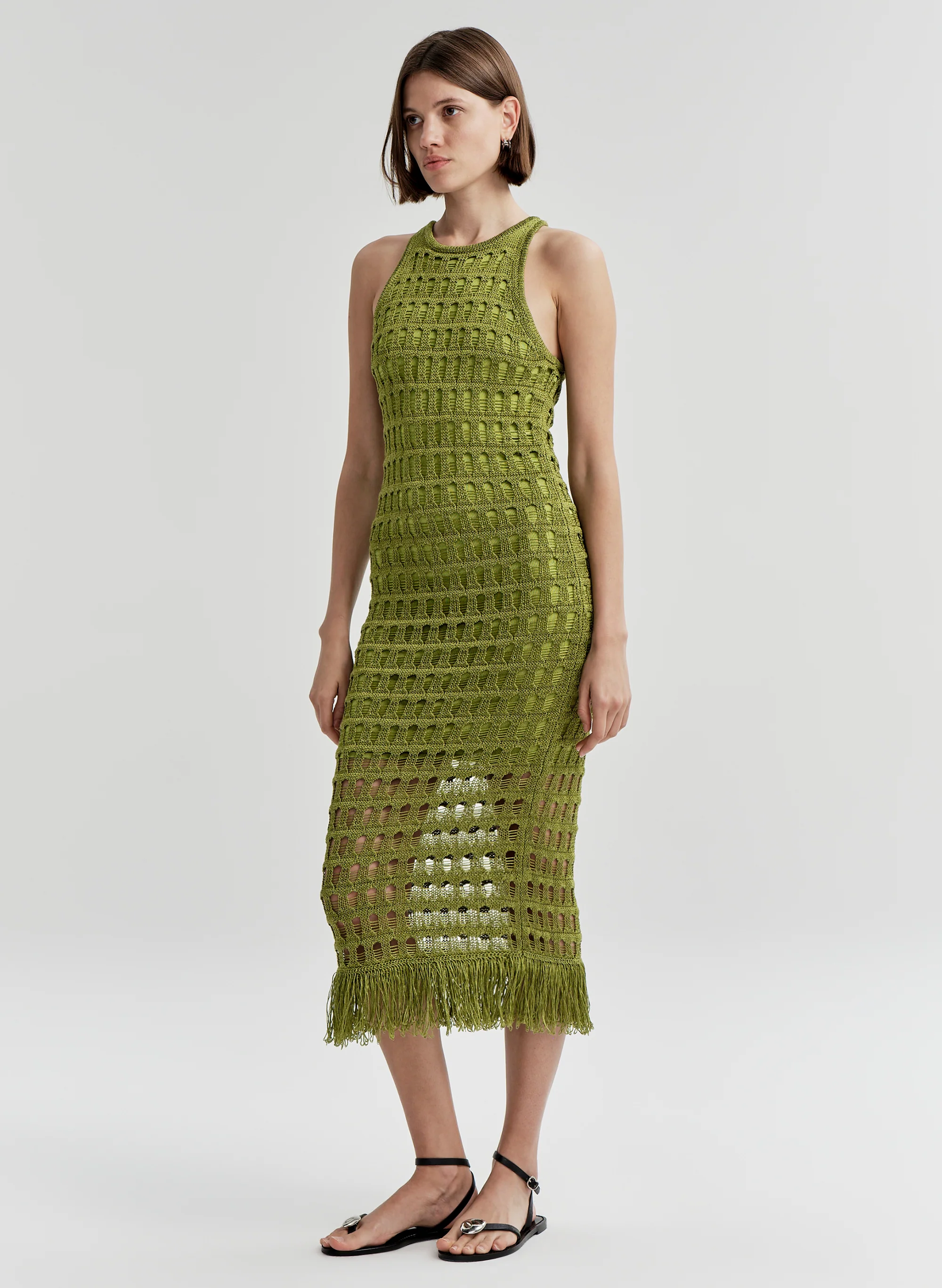 Leilani Crochet Fringe Midi Dress - Image 5