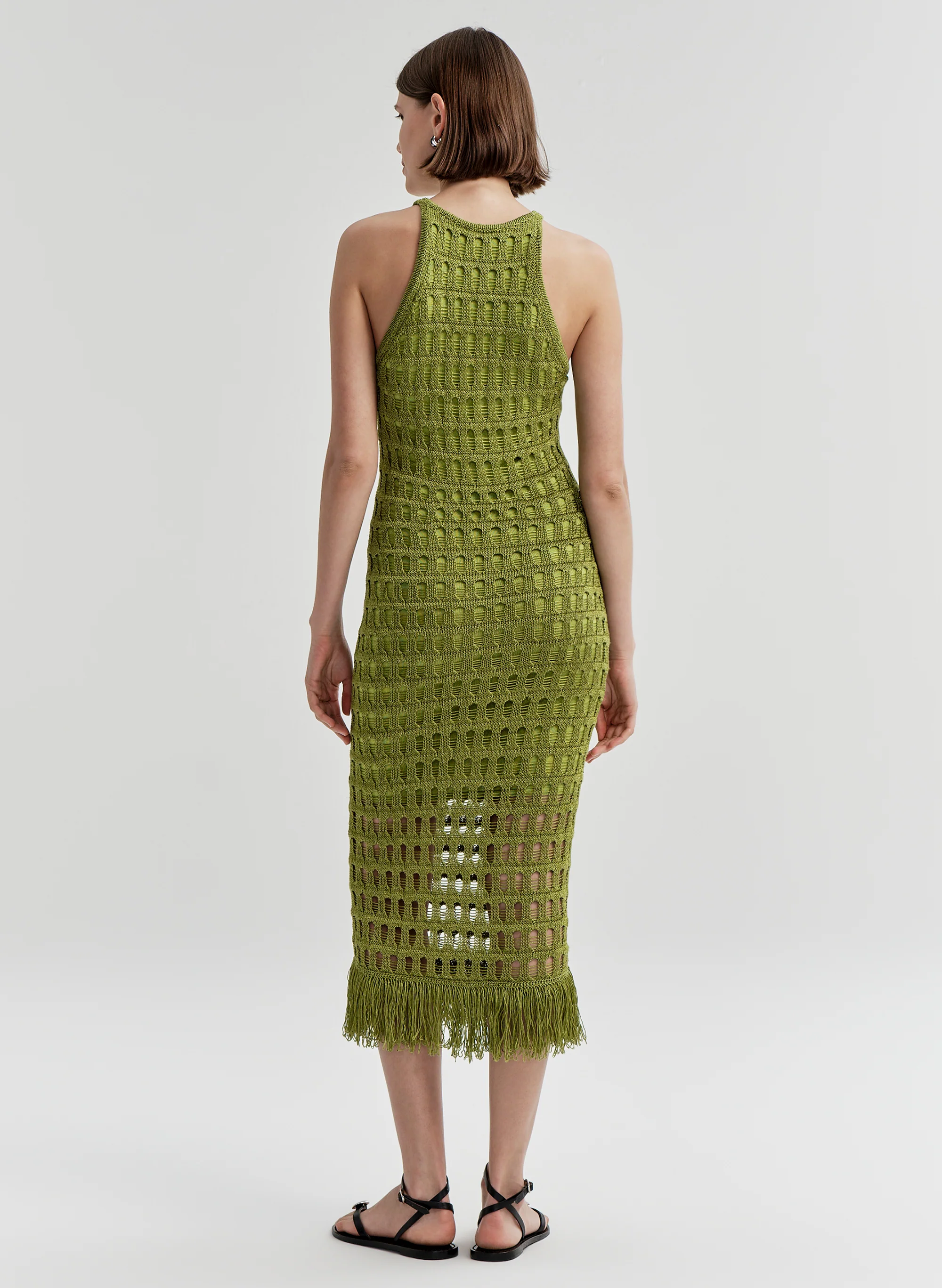 Leilani Crochet Fringe Midi Dress - Image 7
