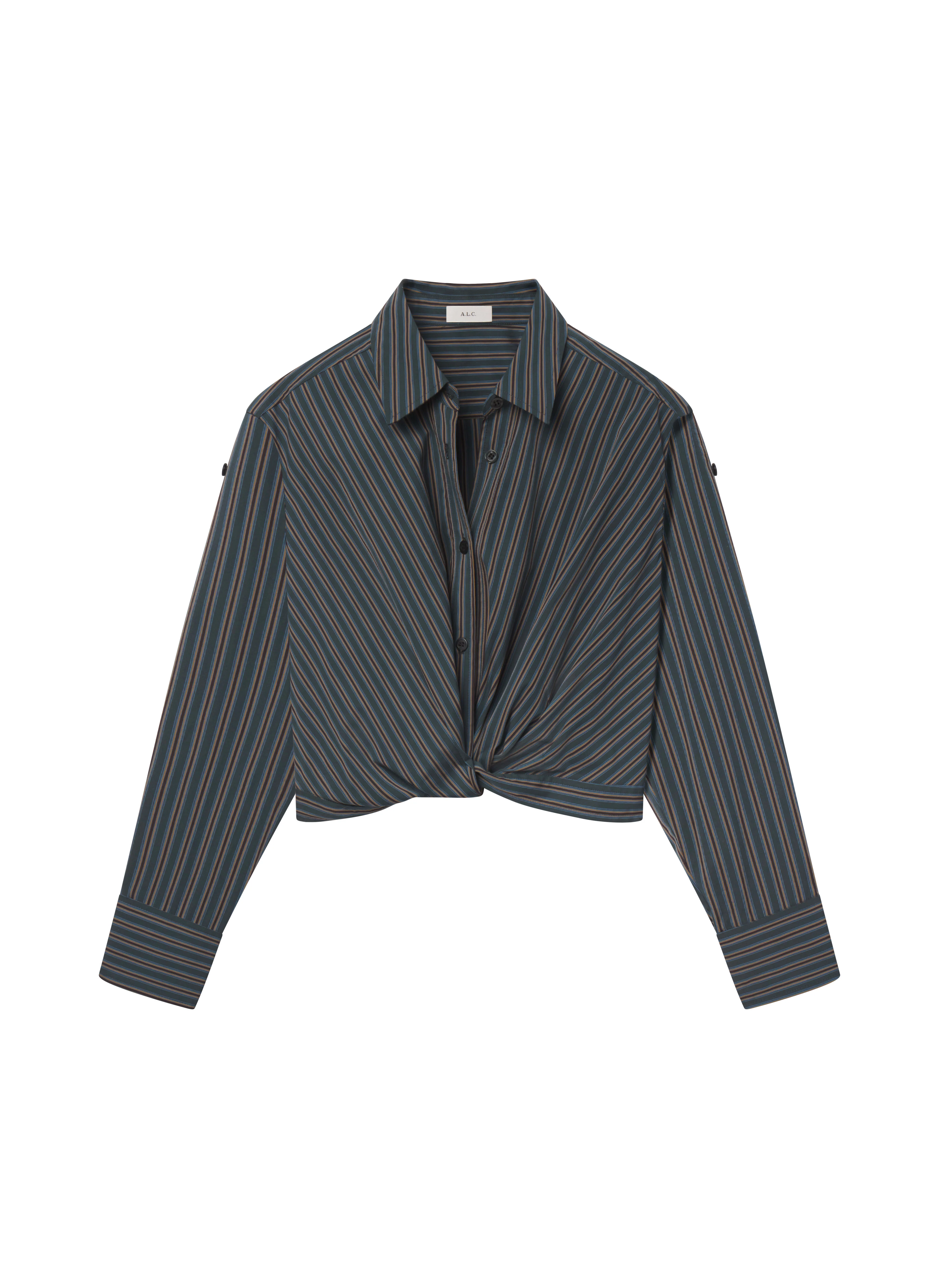 Leo Cropped Cotton Shirt - Image 5