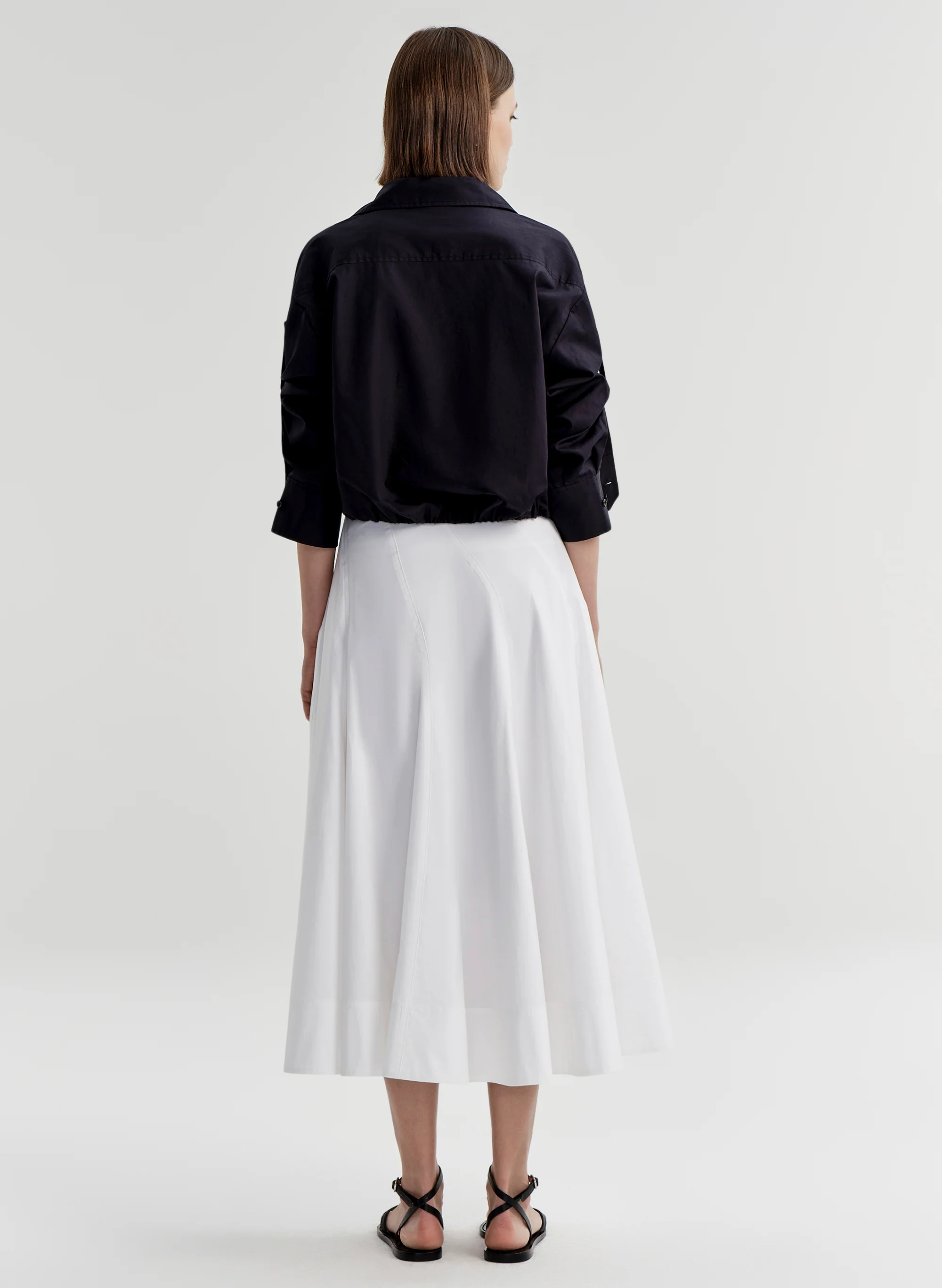 Leo Cropped Cotton Shirt - Image 5
