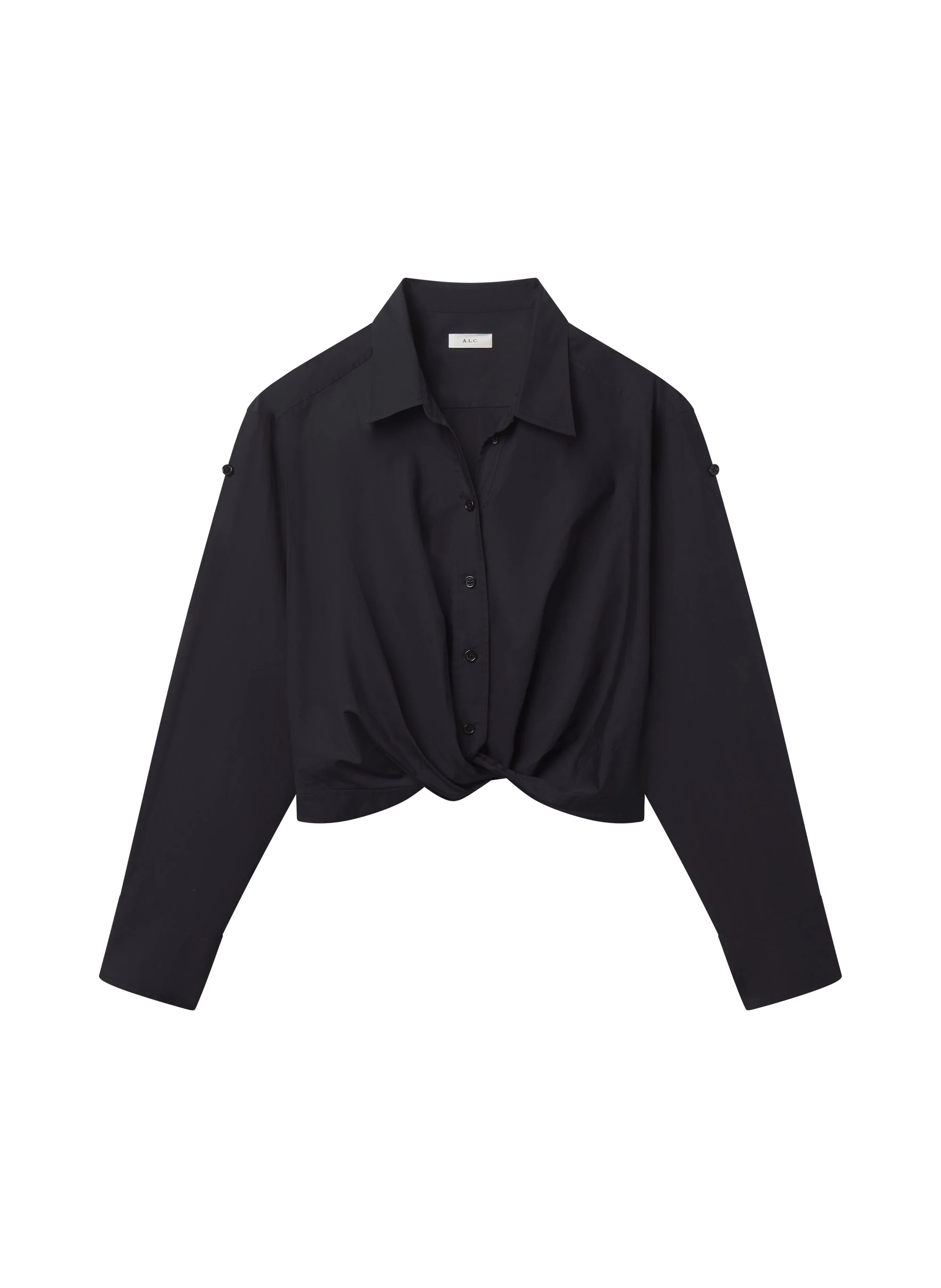 Leo Cropped Cotton Shirt - Image 6