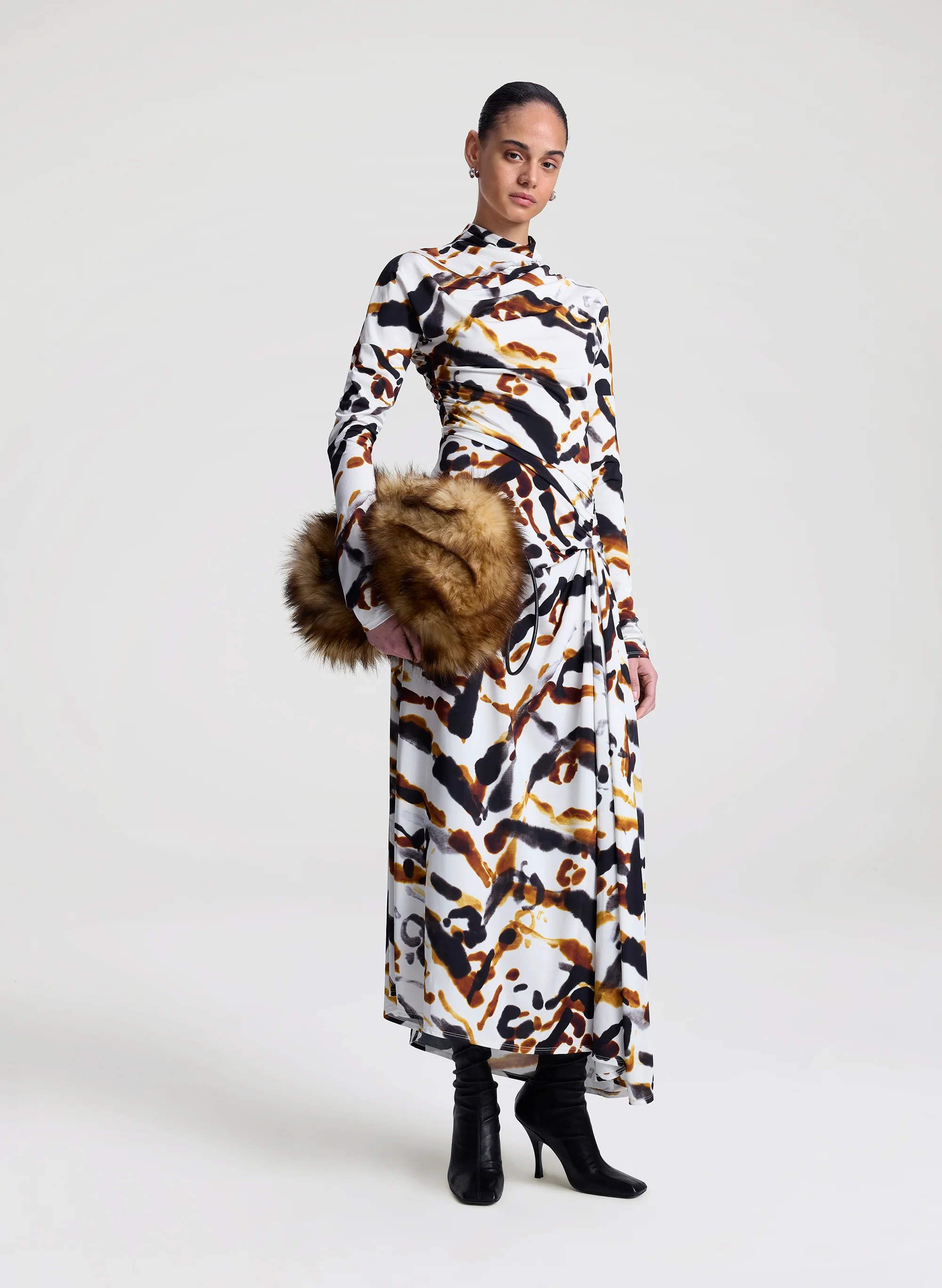 Lia Jersey Printed Maxi Dress