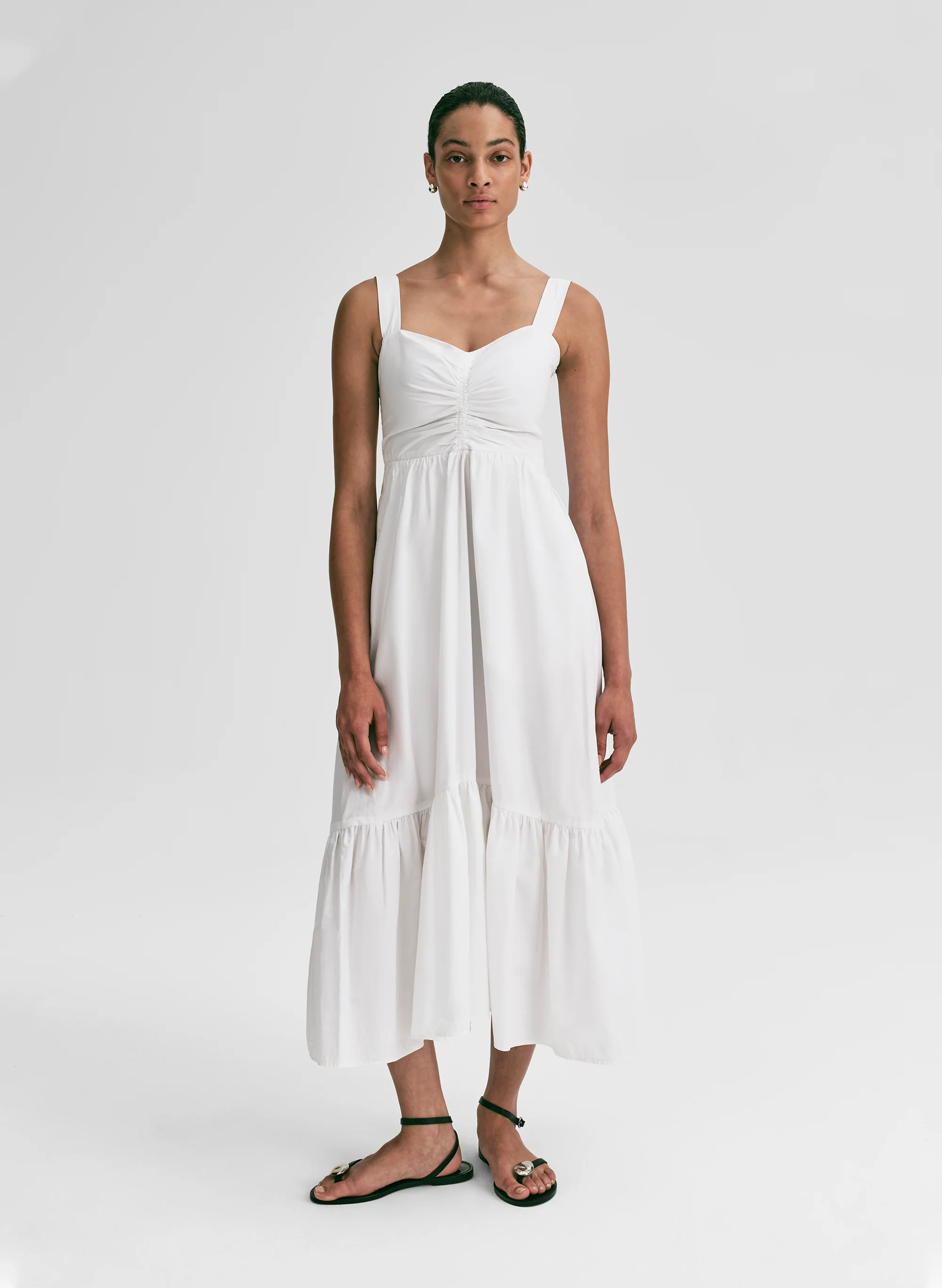 Lilah II Cotton Midi Dress