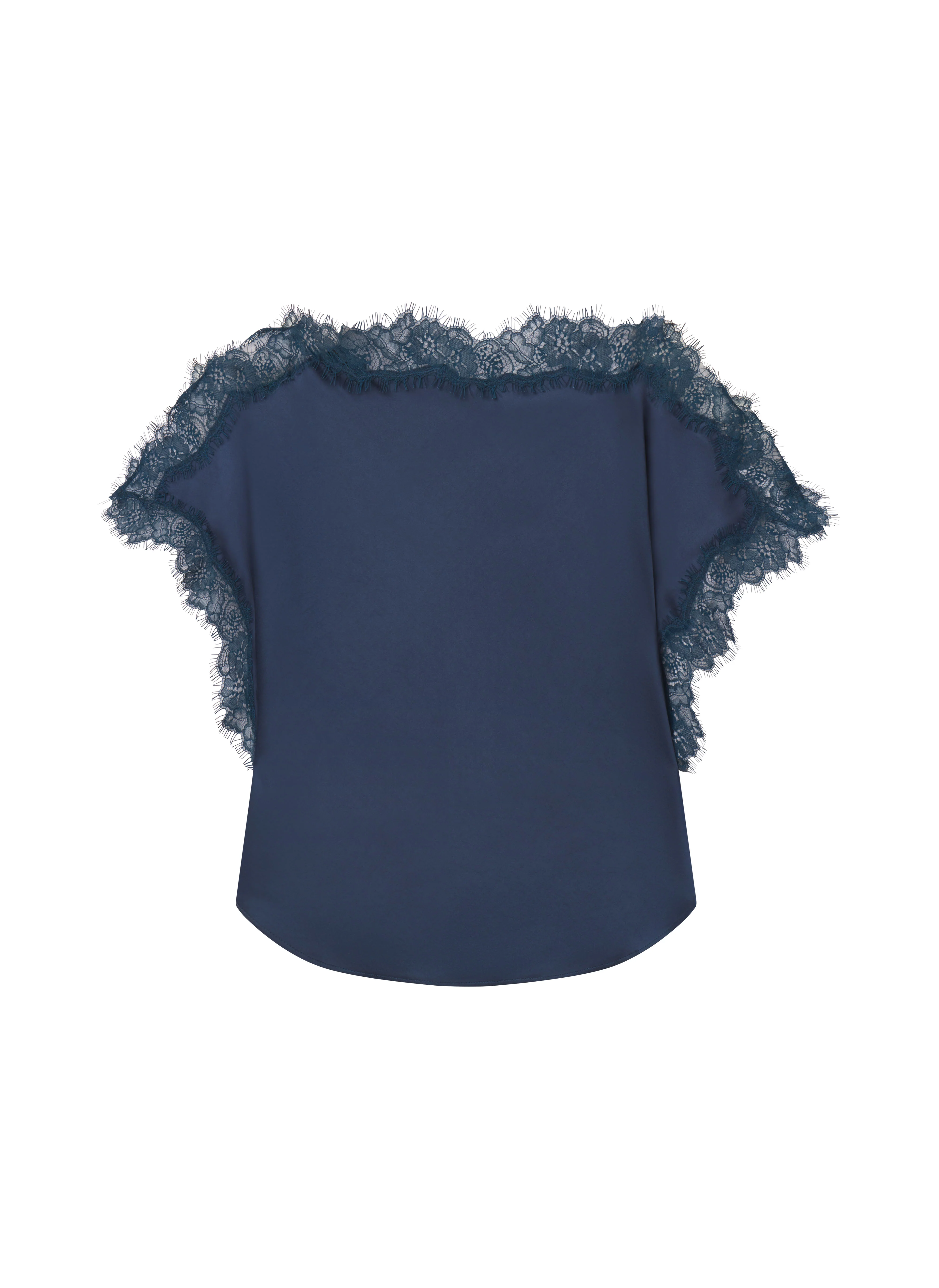 Luna Satin and Lace Top - Image 5