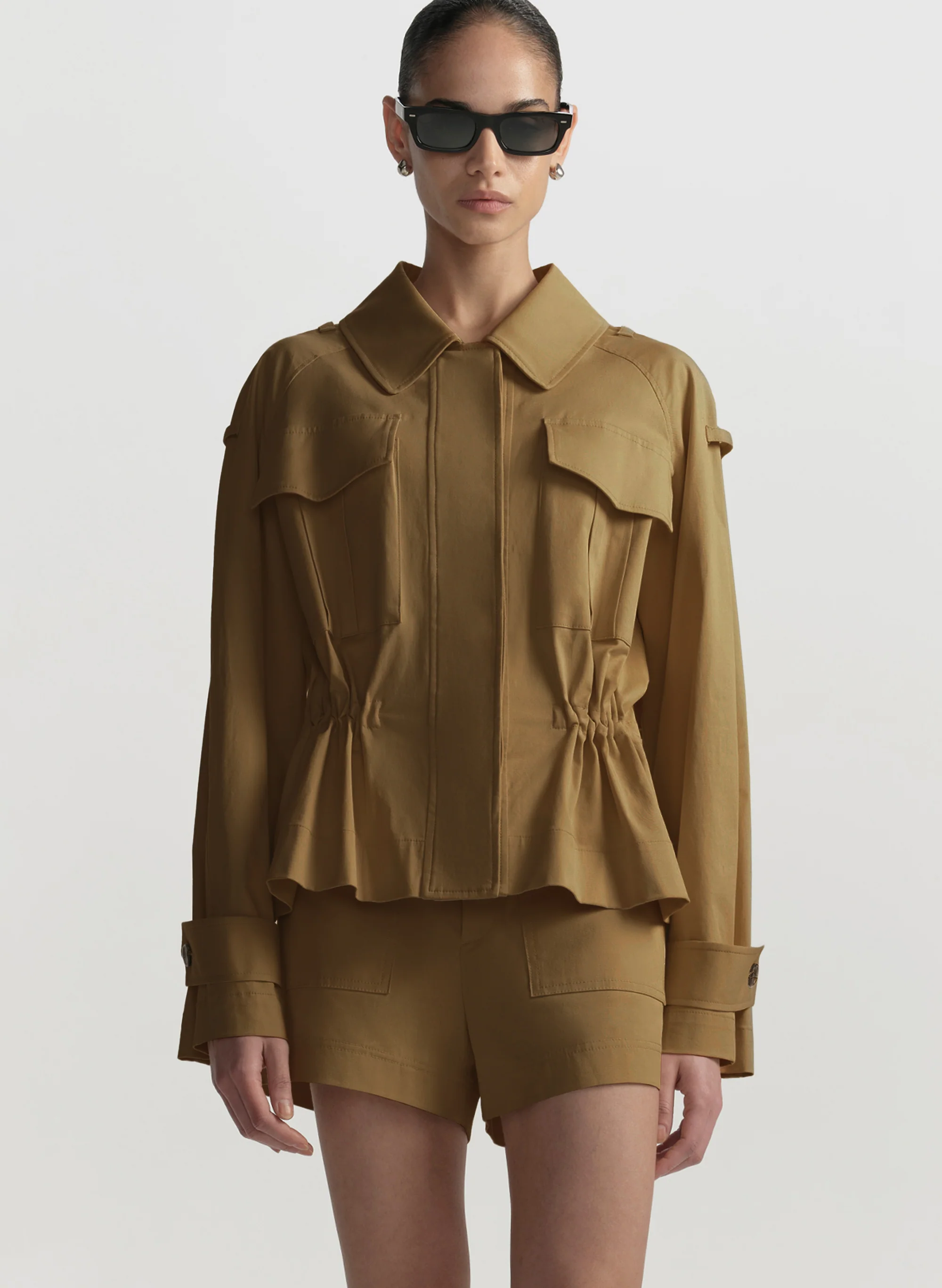 Maeve Cotton Utility Jacket