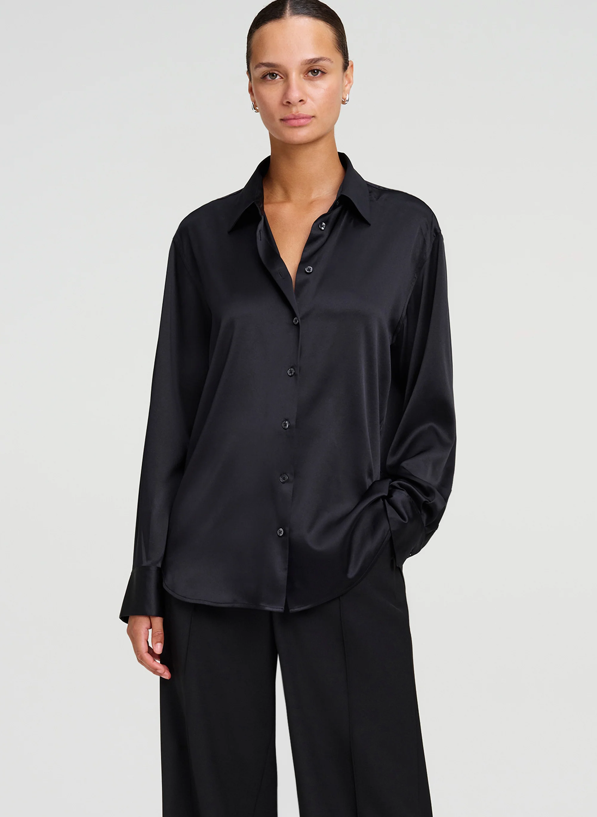 Mason Relaxed Silk Shirt - Image 2