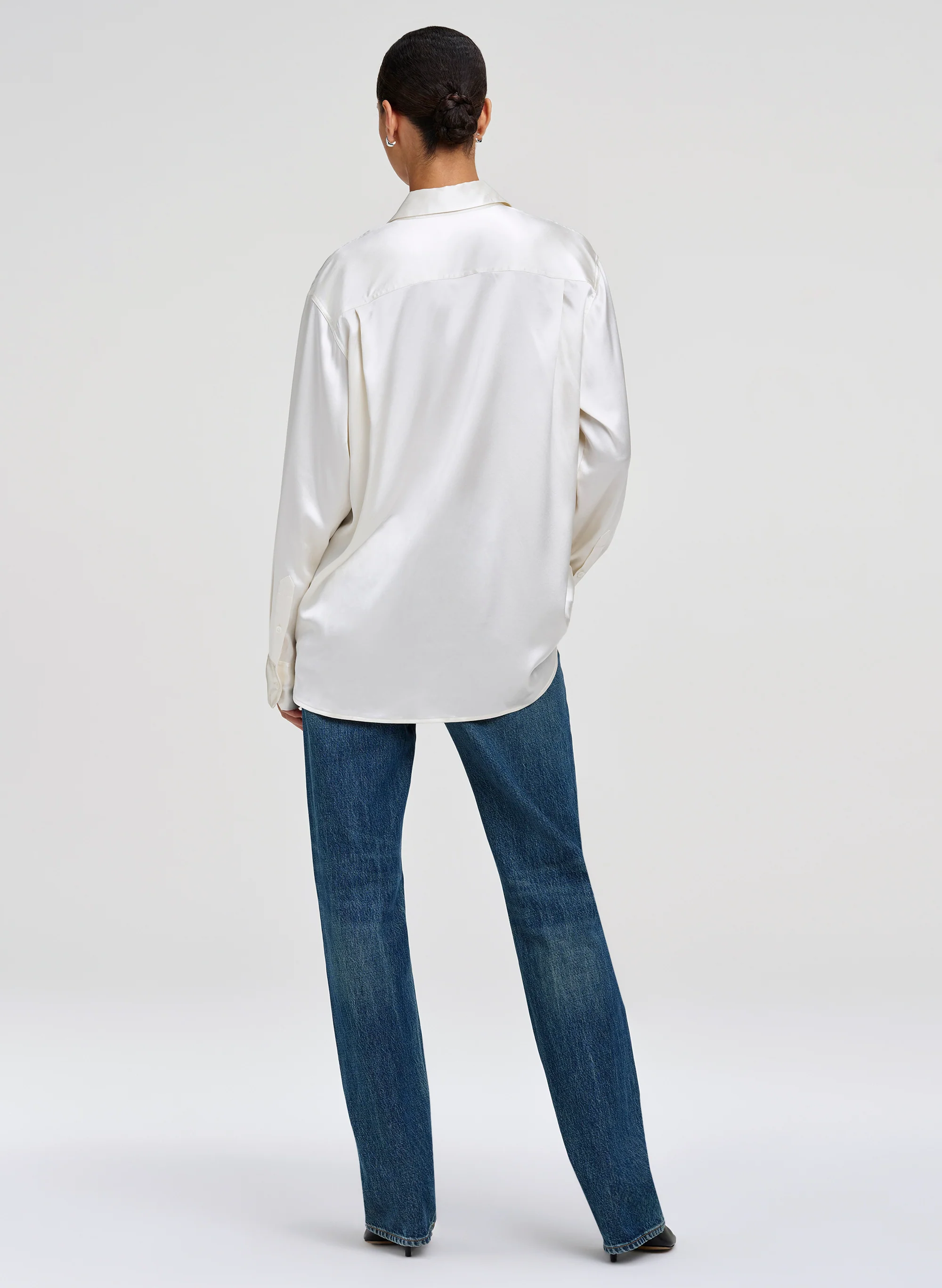Mason Relaxed Silk Shirt - Image 4
