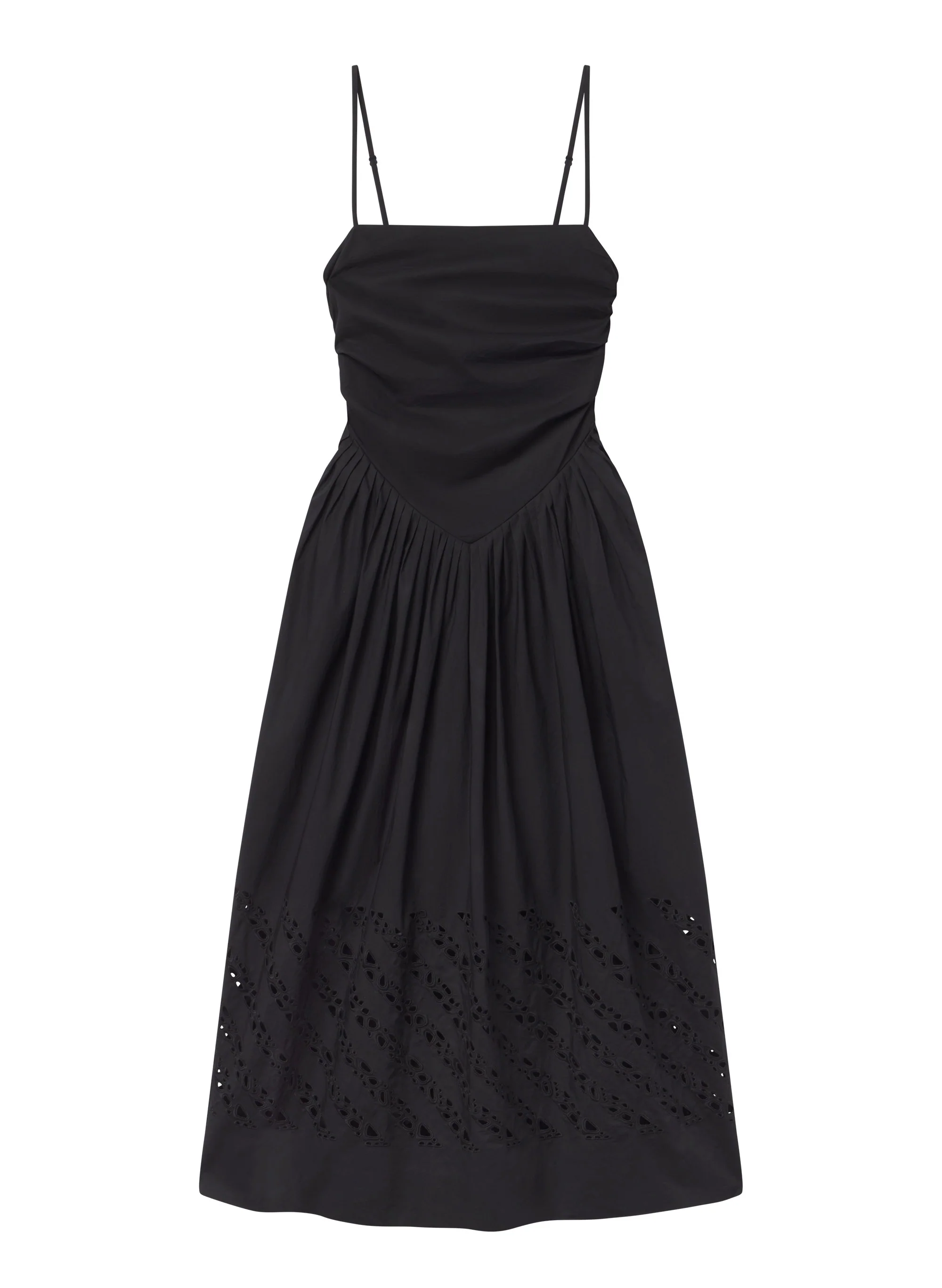Mika Embroidered Cotton Midi Dress - Image 8