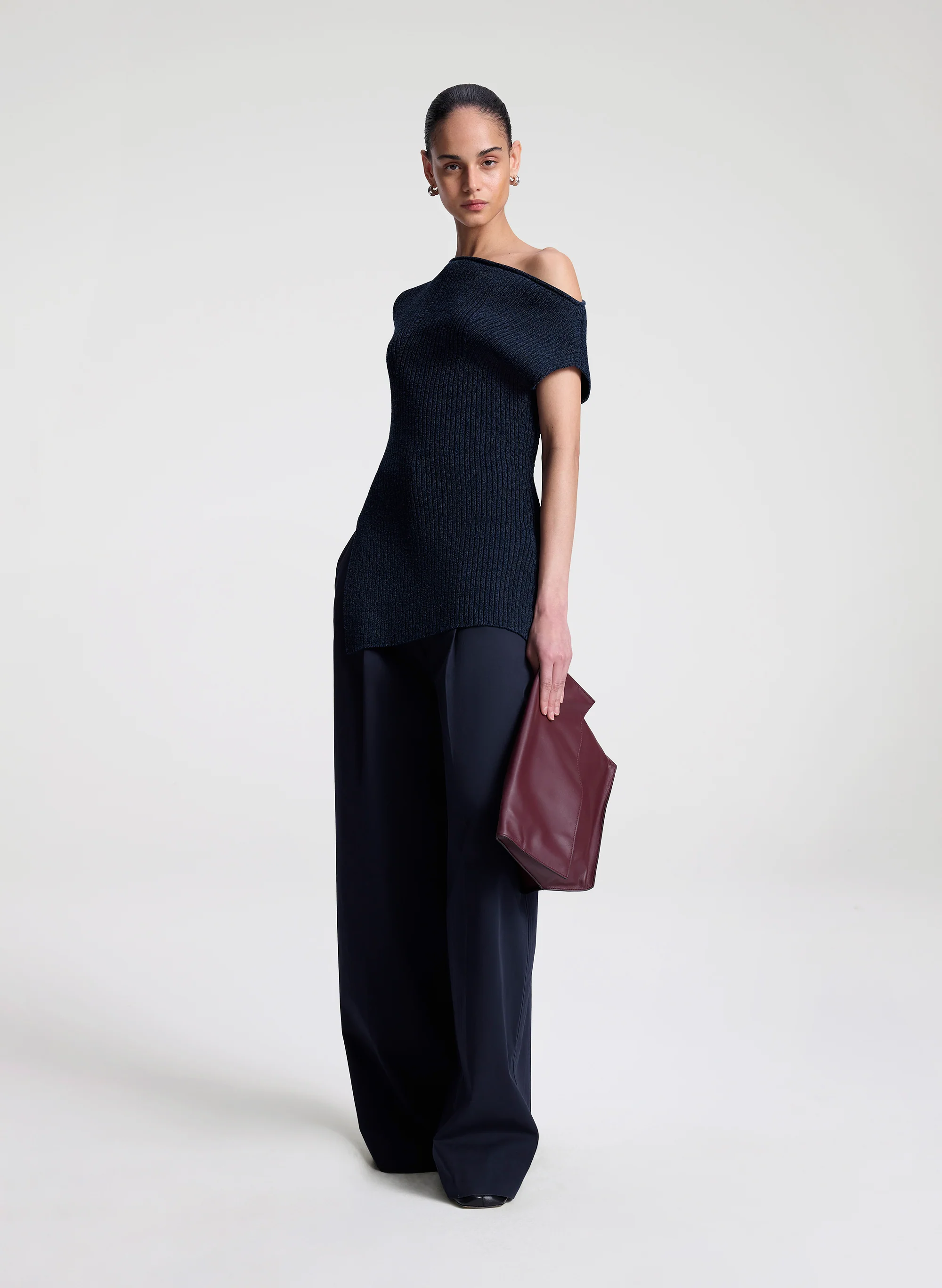 Millie Knit Asymmetrical Top - Image 4